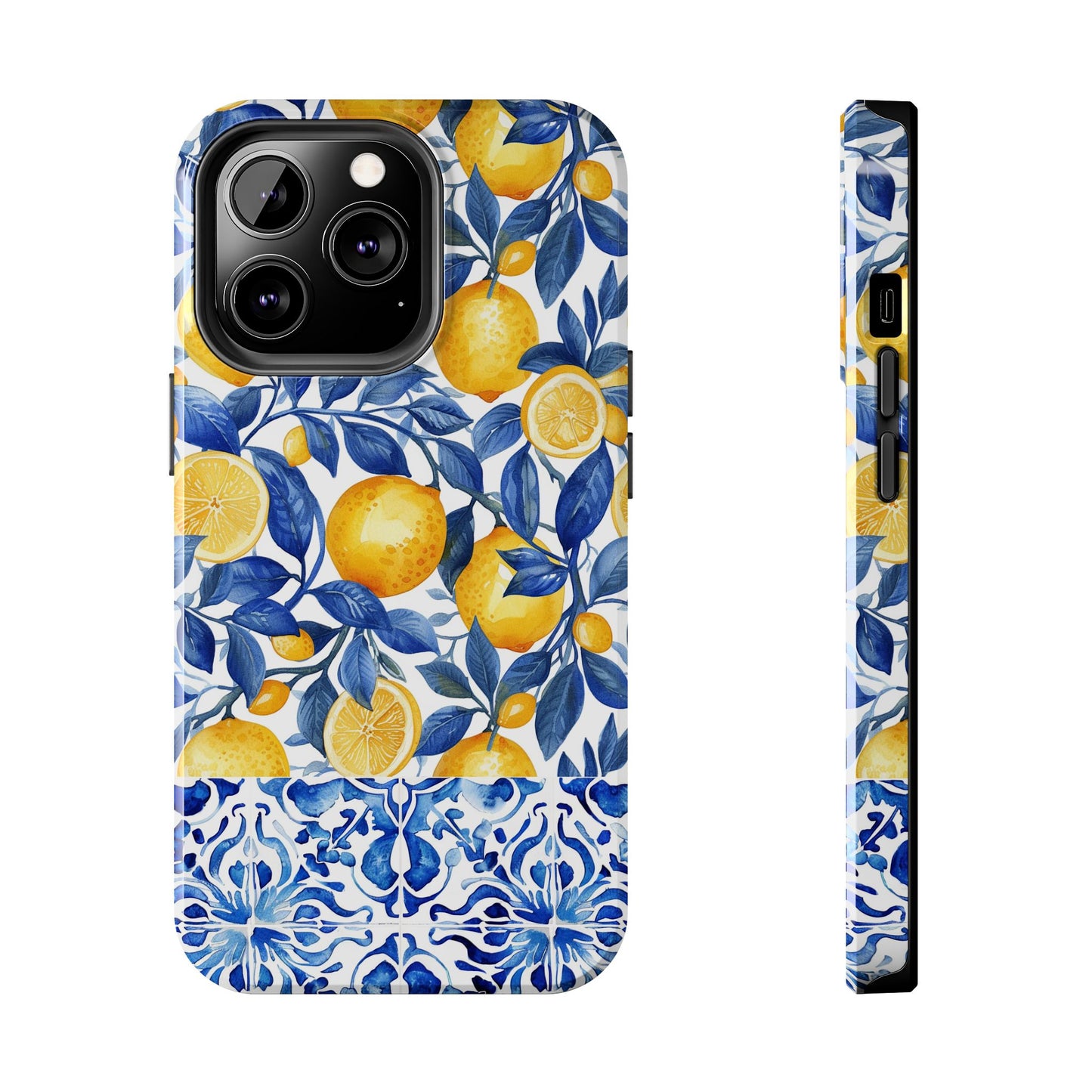 Lemons & Tiles Tough Phone Case
