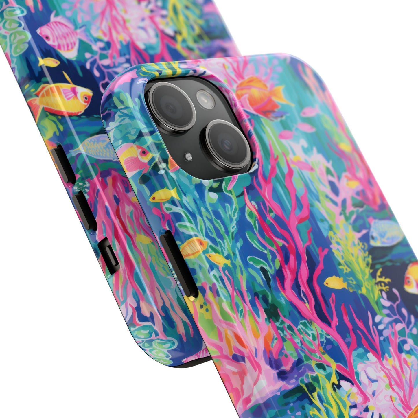 Watercolor Fish Tough Phone Case