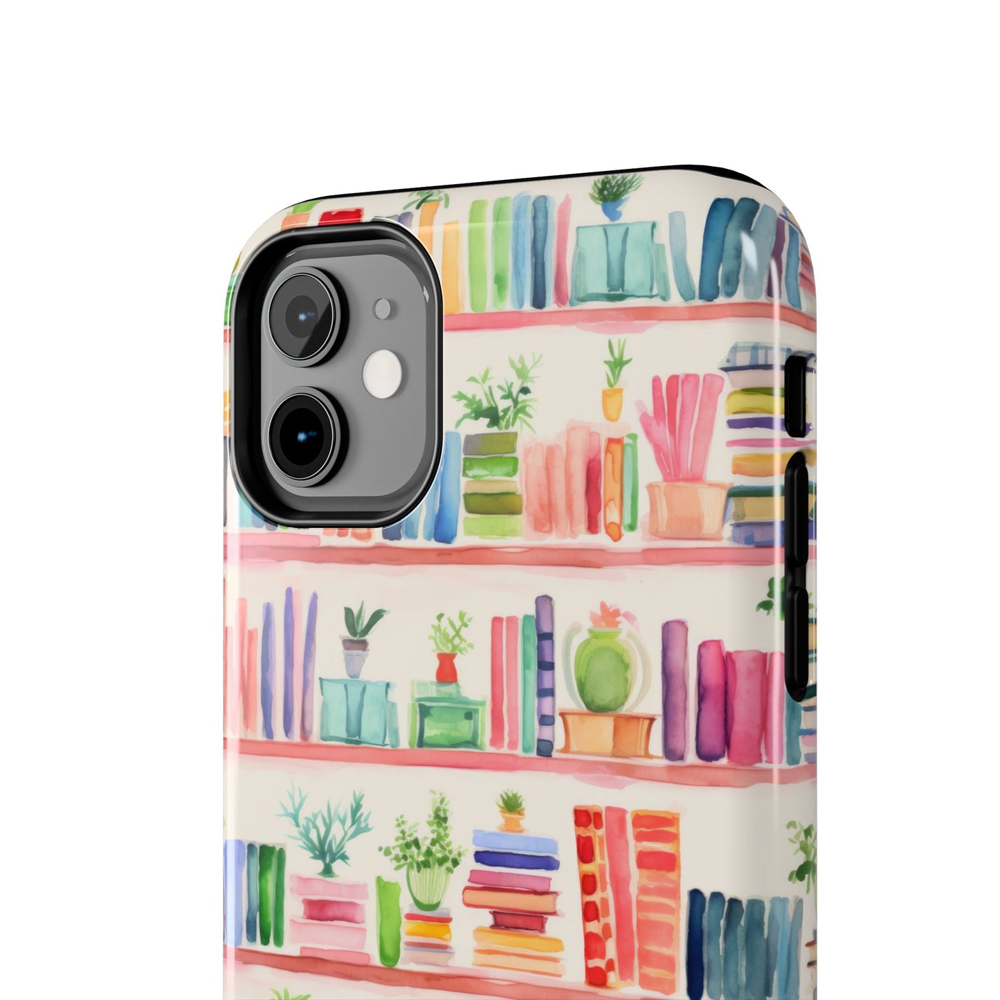 Colorful Bookshelf Tough Phone Cases