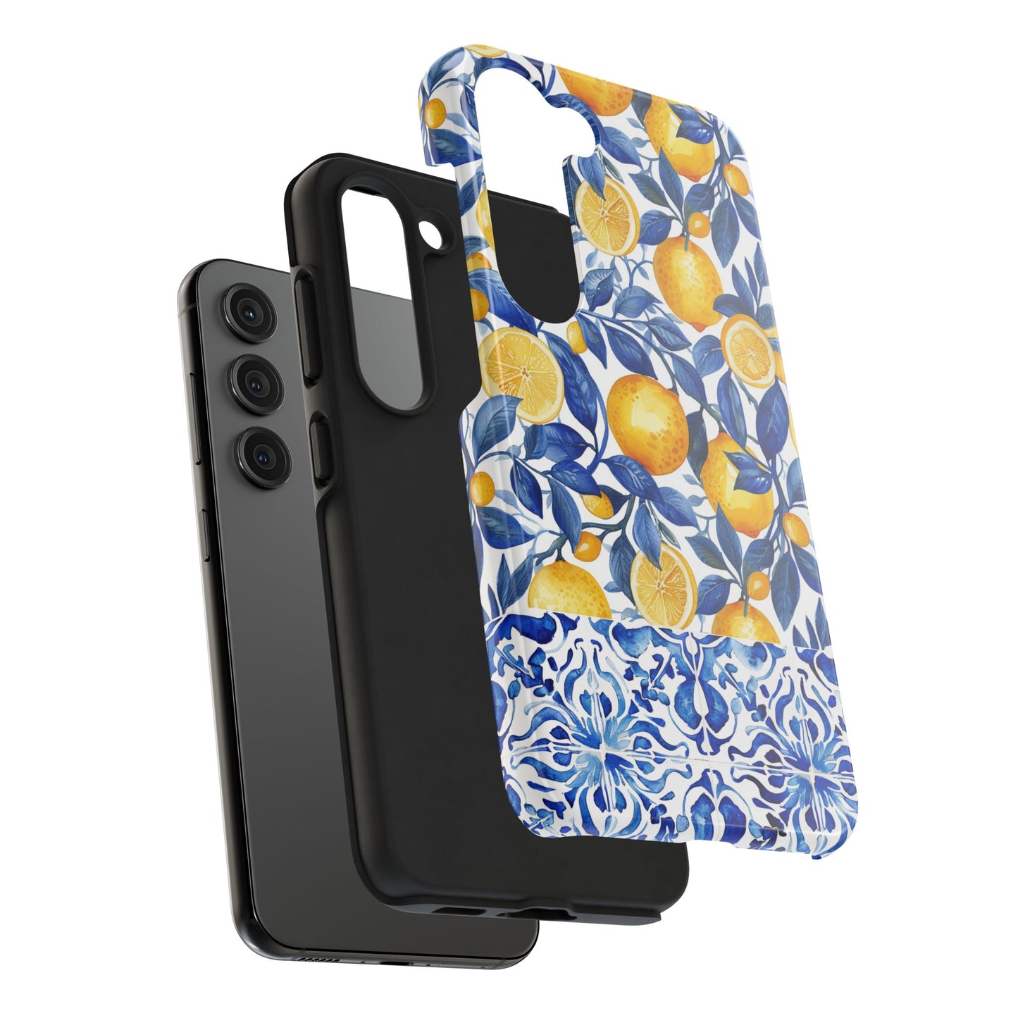 Lemons & Tiles Tough Phone Case
