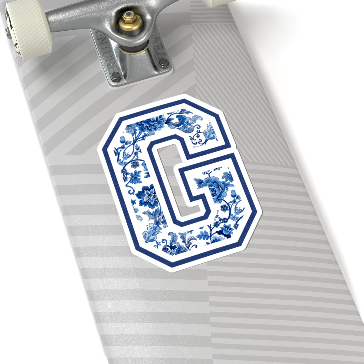 Chinoiserie Letter G Kiss Cut Sticker