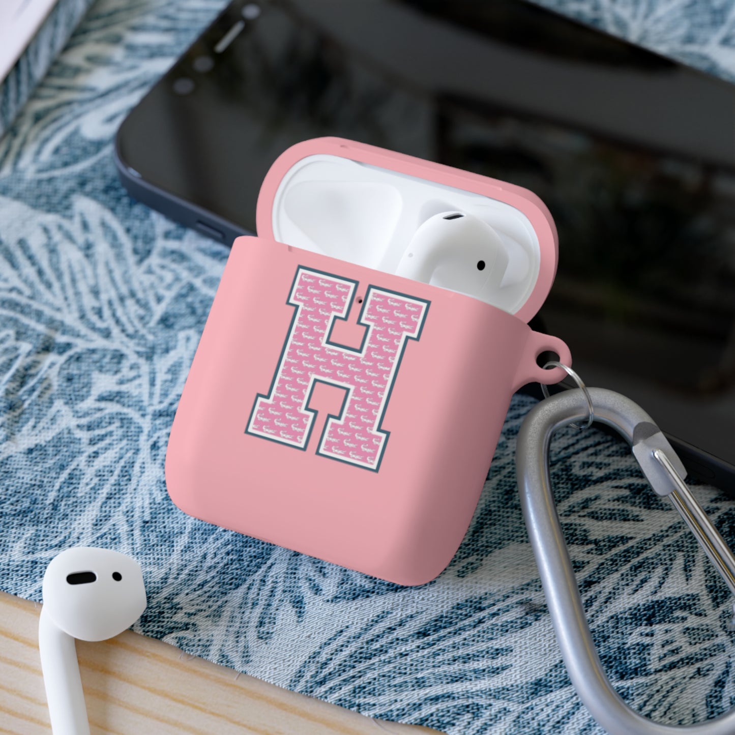 Preppy Letter H AirPods Case Cover