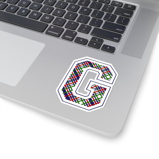 Equestrian Letter G Kiss Cut Sticker