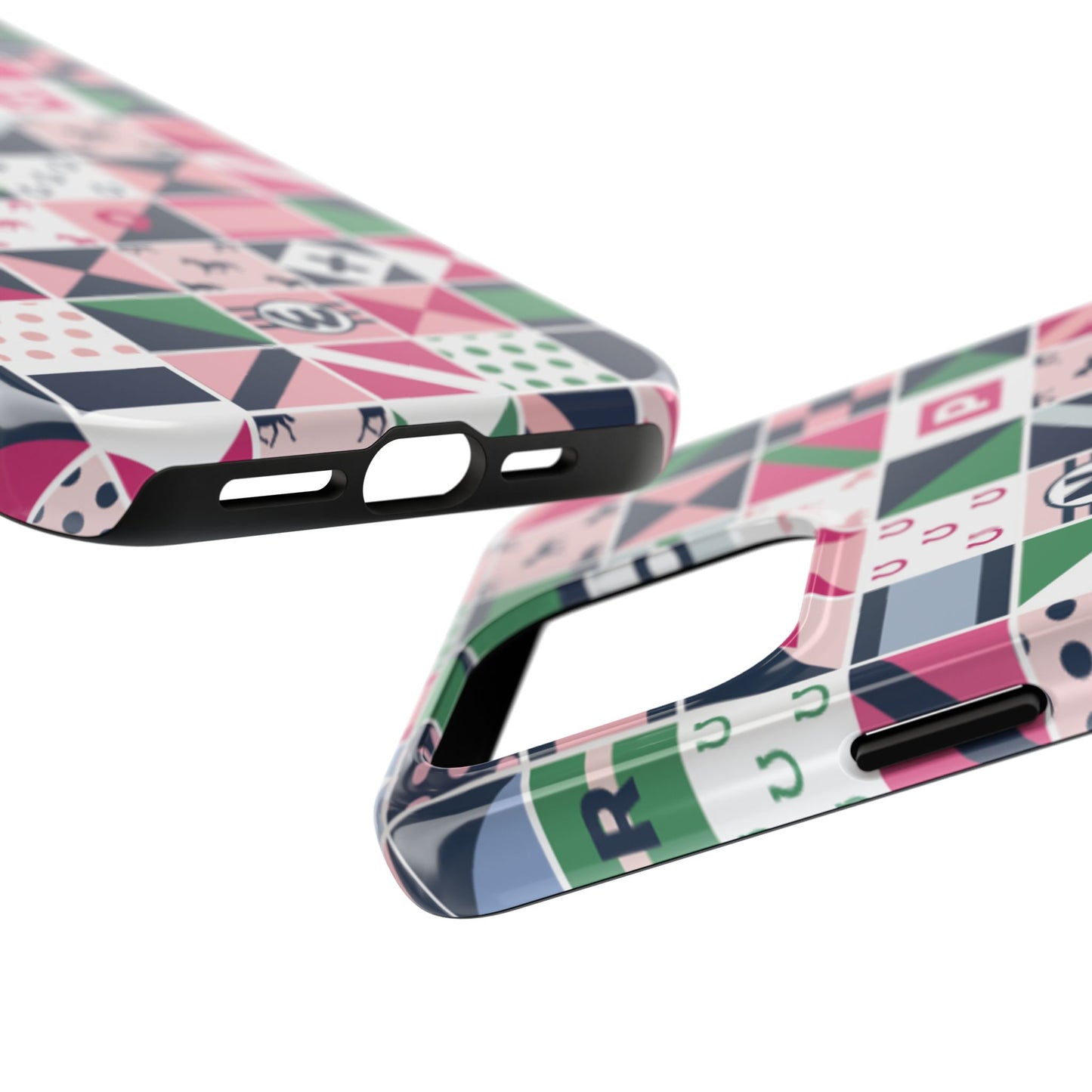 Equestrian Patchwork Tough Phone Case