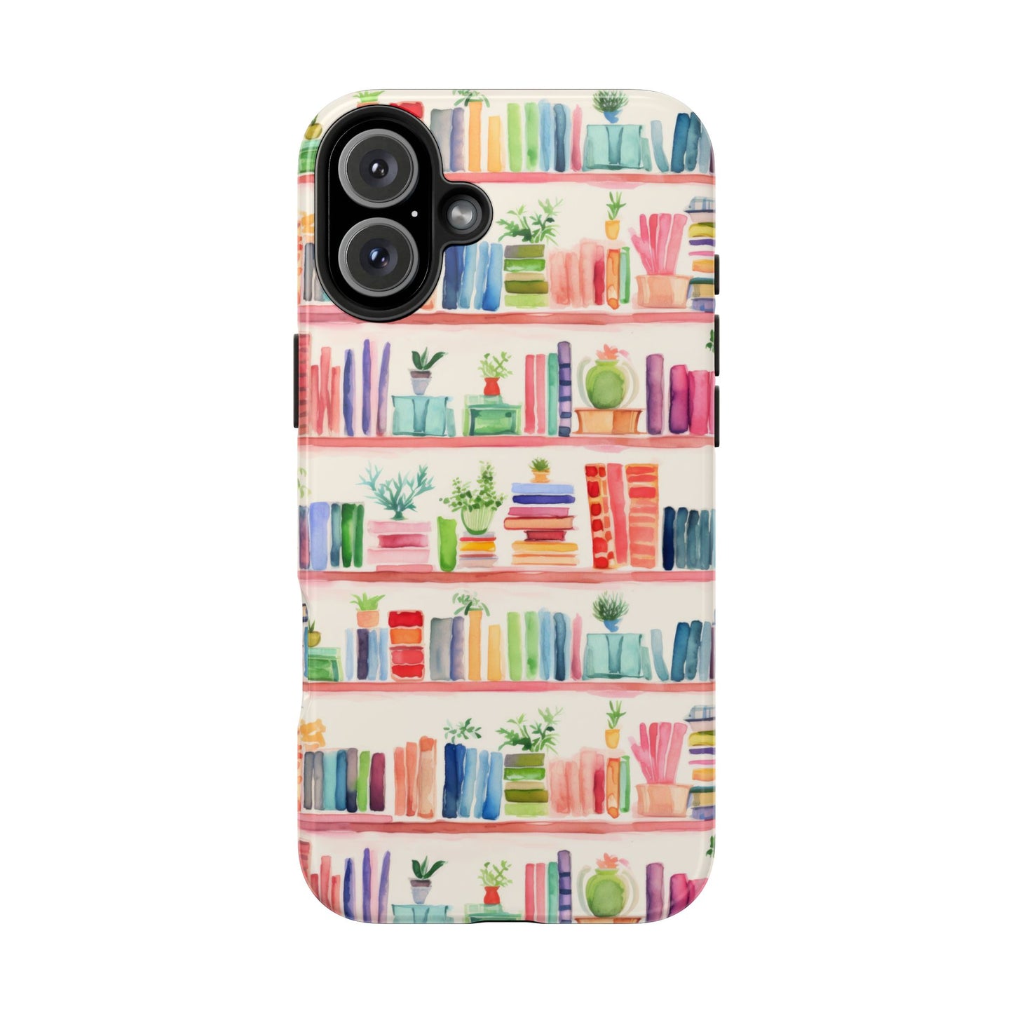 Colorful Bookshelf Tough Phone Cases