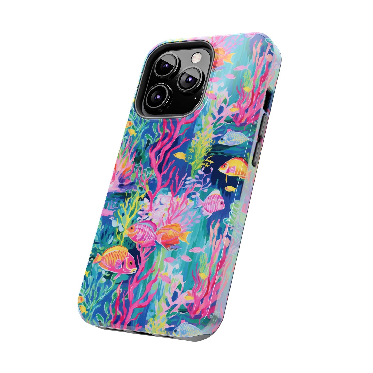Watercolor Fish Tough Phone Case