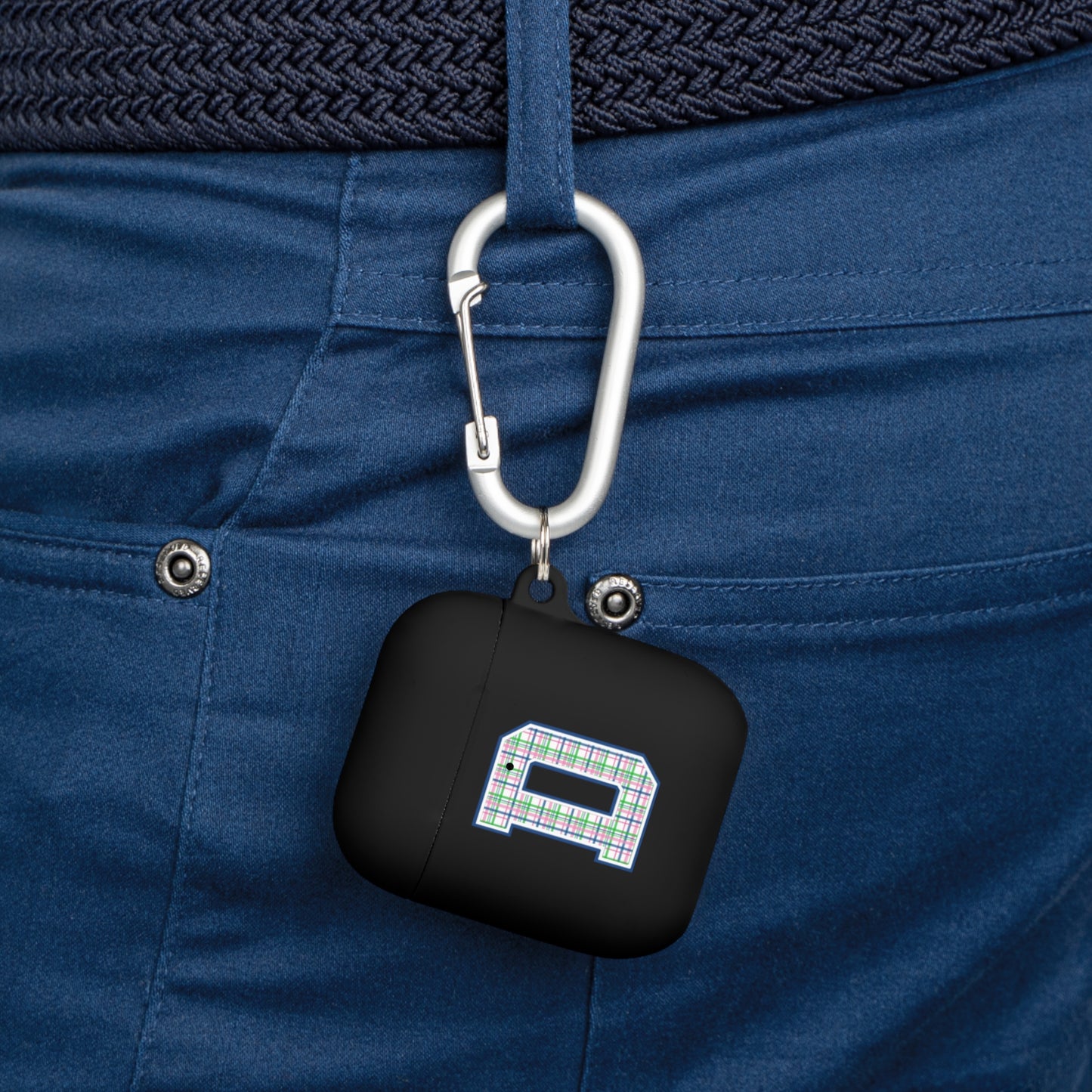 Preppy Letter D AirPods Case Cover