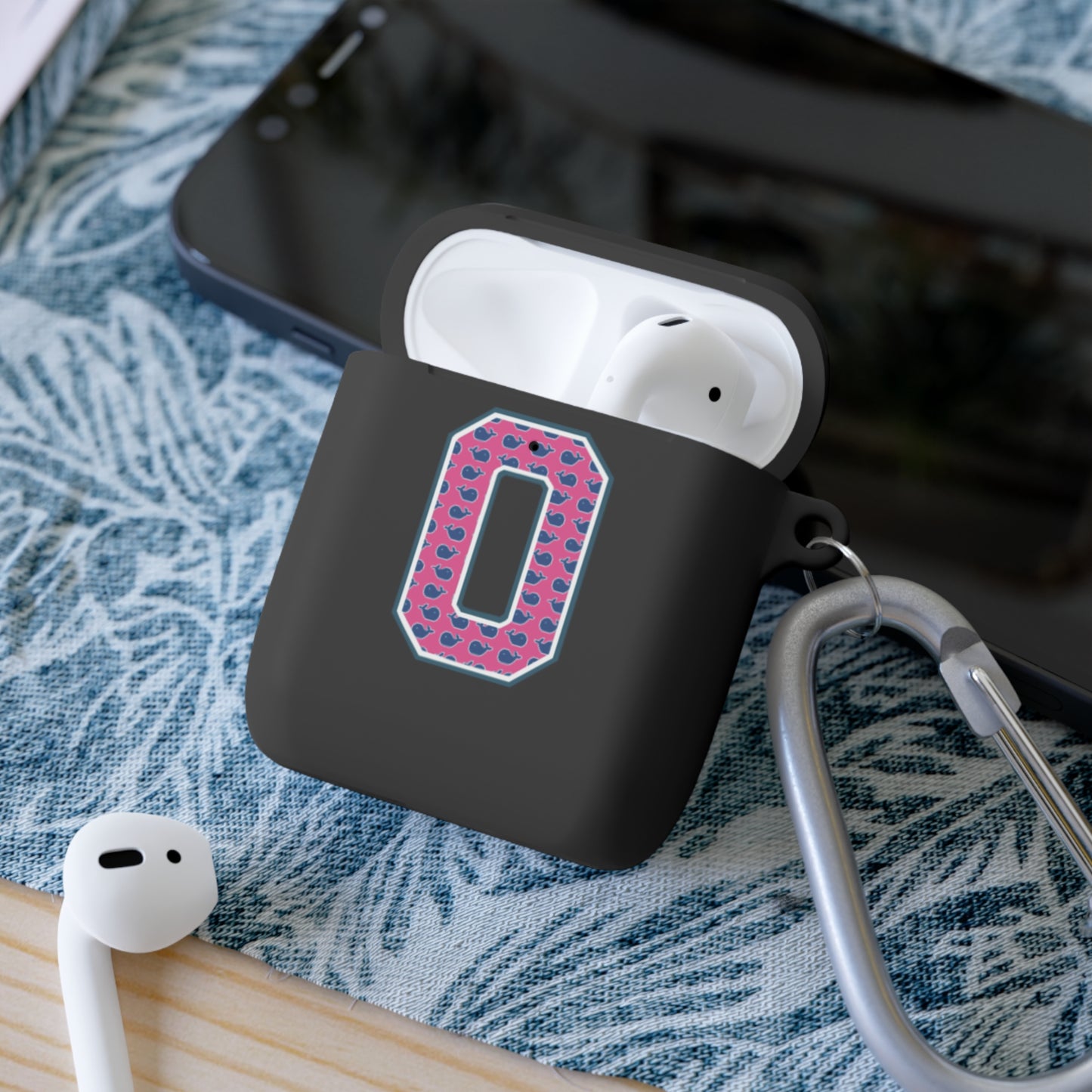 Preppy Letter O AirPods Case Cover
