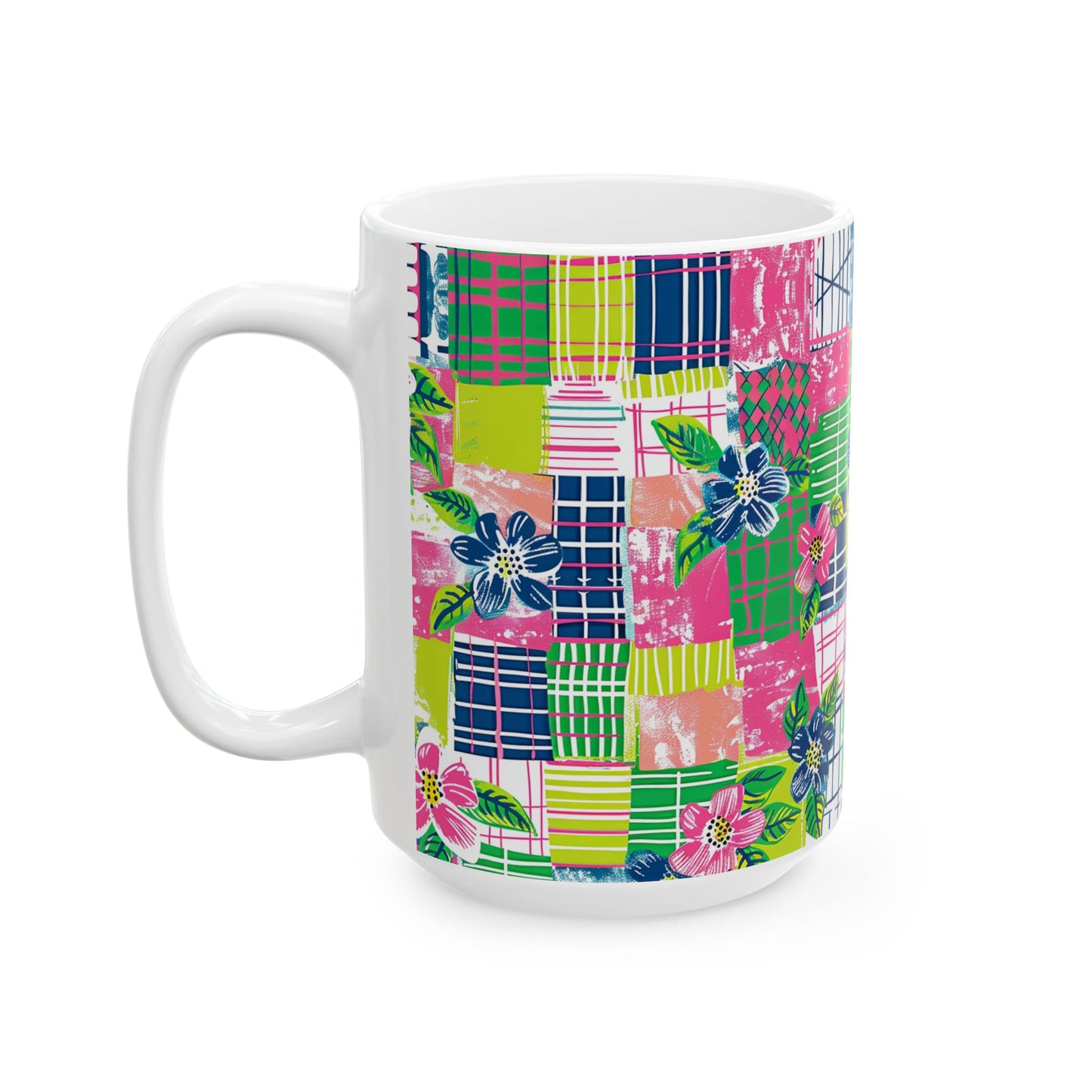 Tropical Madras Ceramic Mug