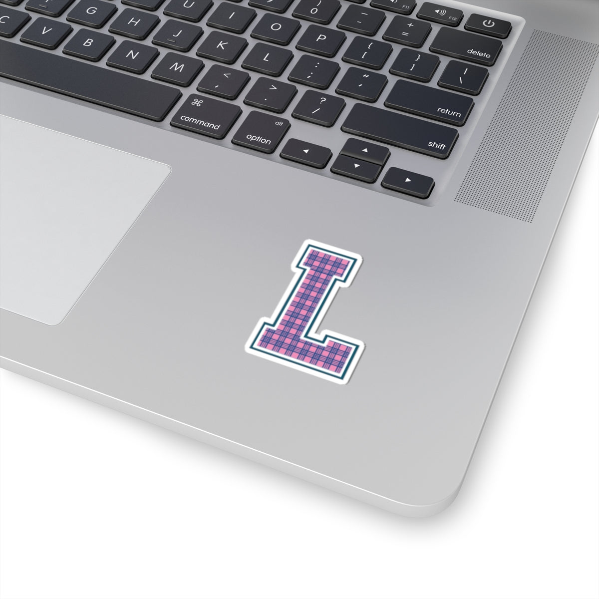 Preppy Letter L Kiss Cut Sticker