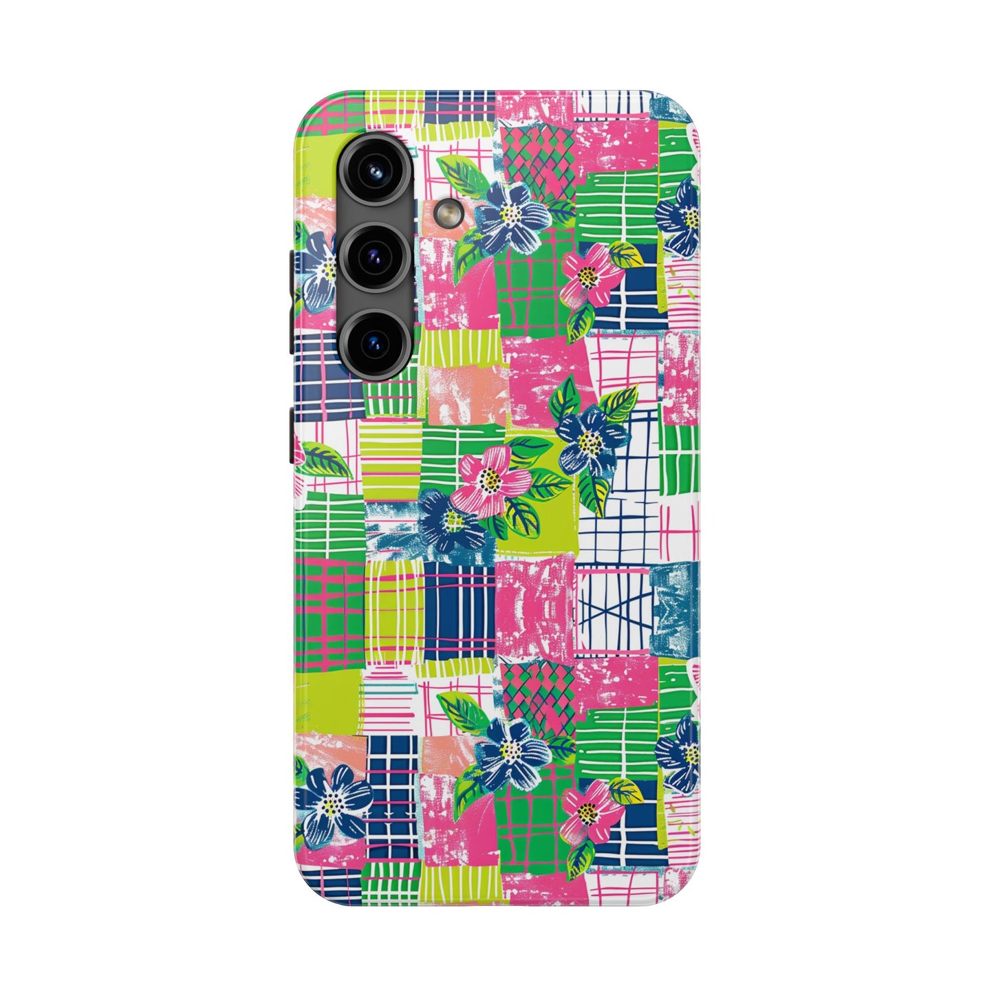Tropical Madras Tough Phone Case
