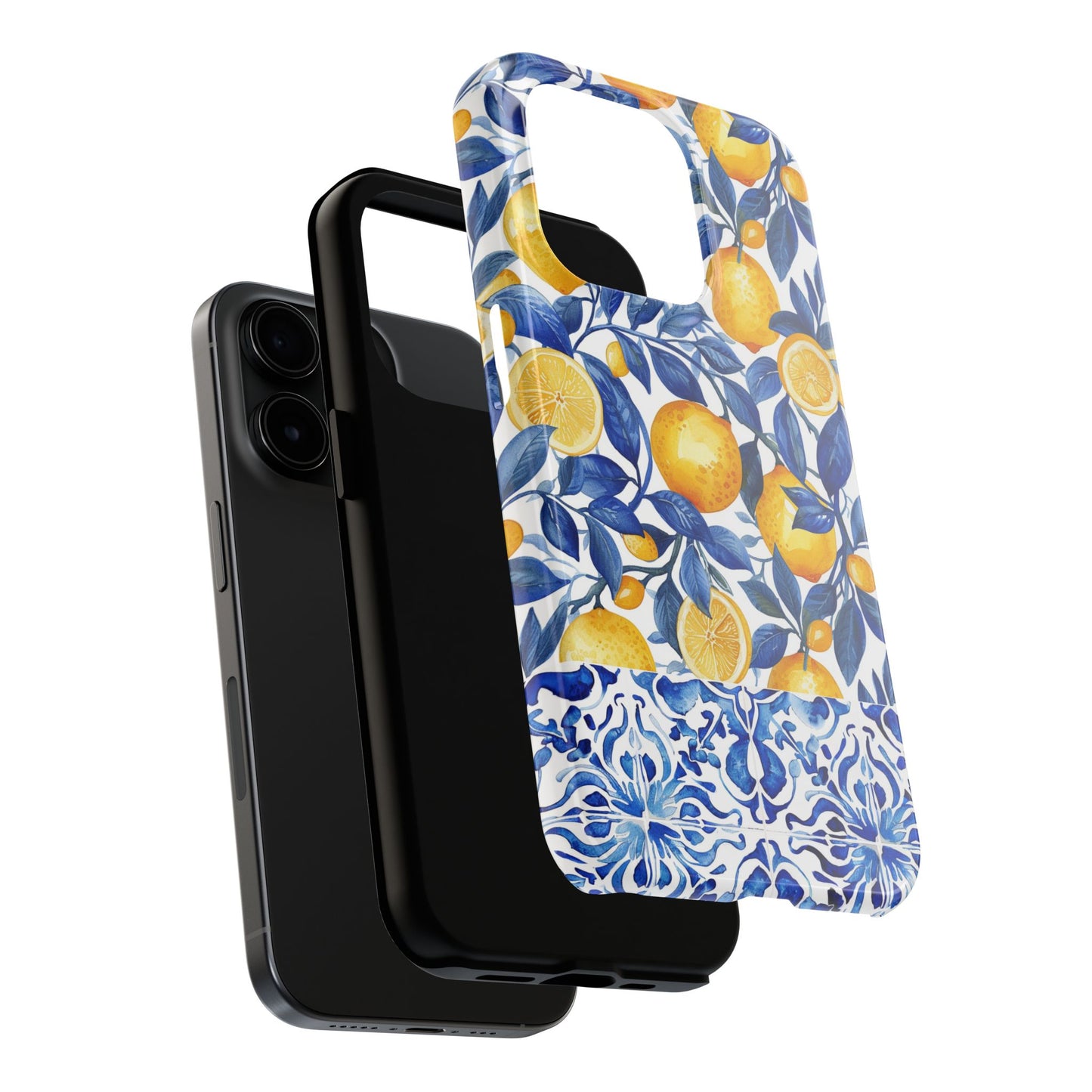 Lemons & Tiles Tough Phone Case
