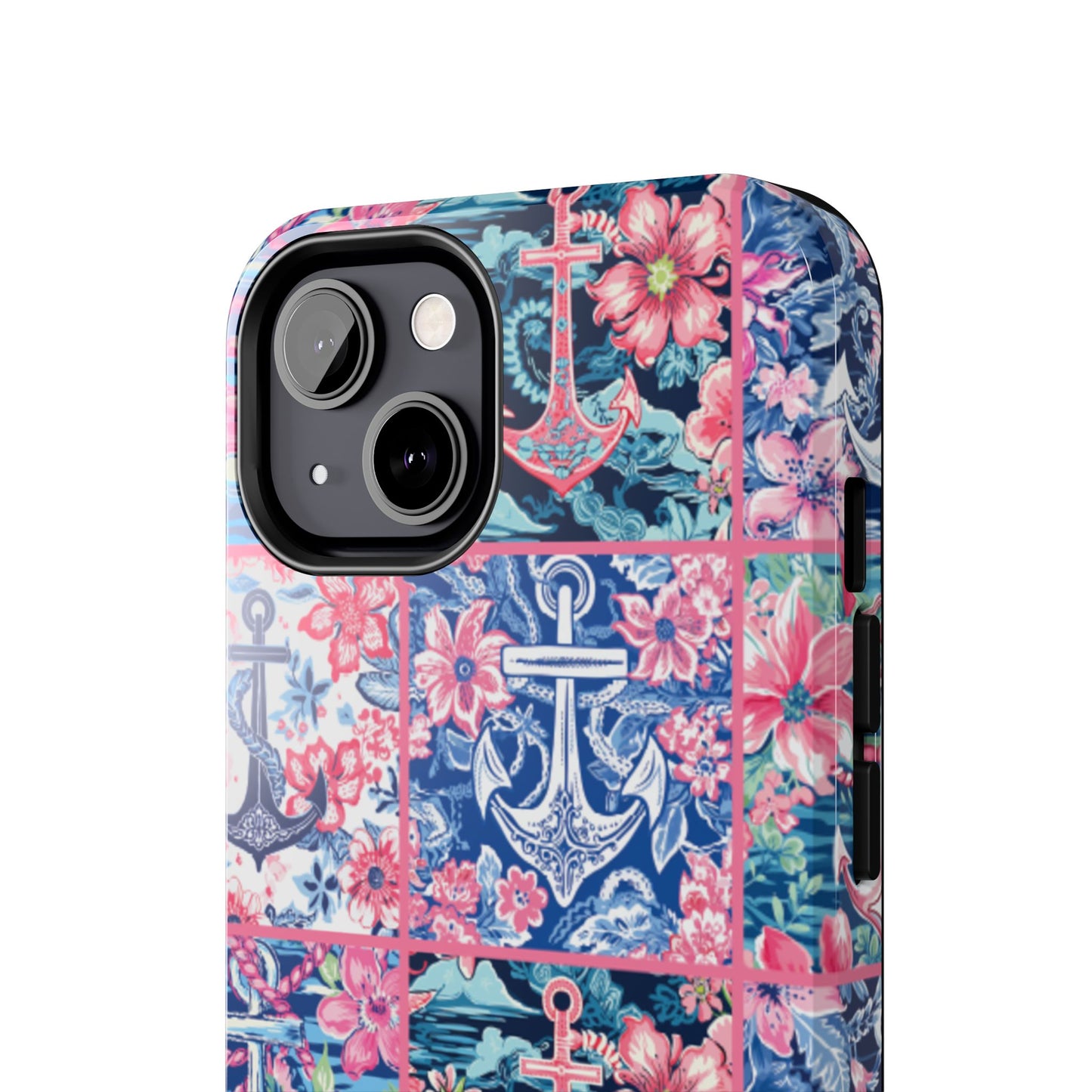 Floral Anchors Tough Phone Case