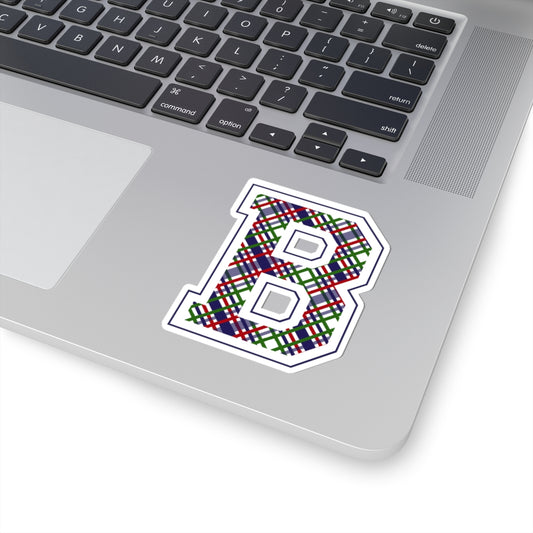 Equestrian Letter B Kiss Cut Sticker