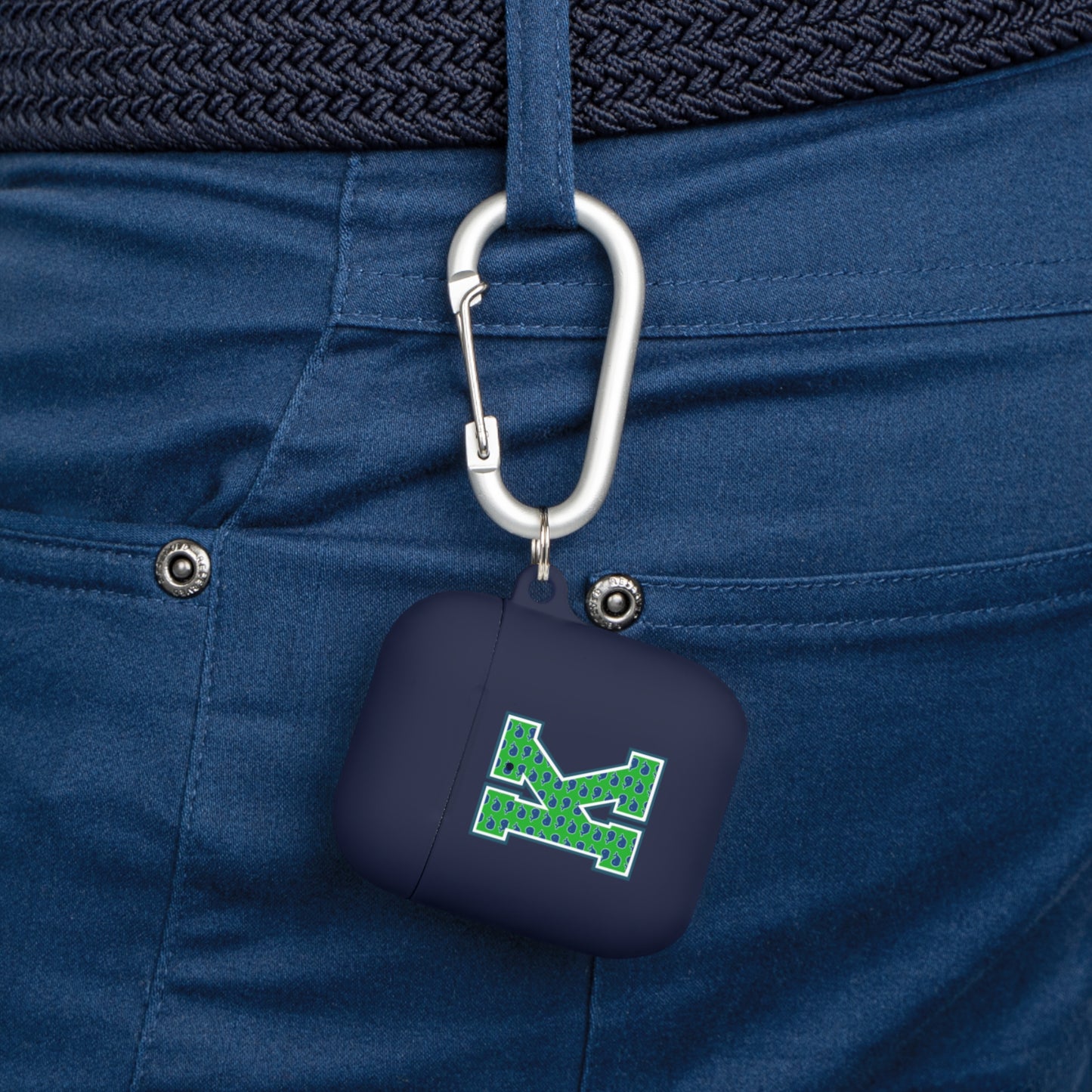 Preppy Letter K AirPods Case Cover