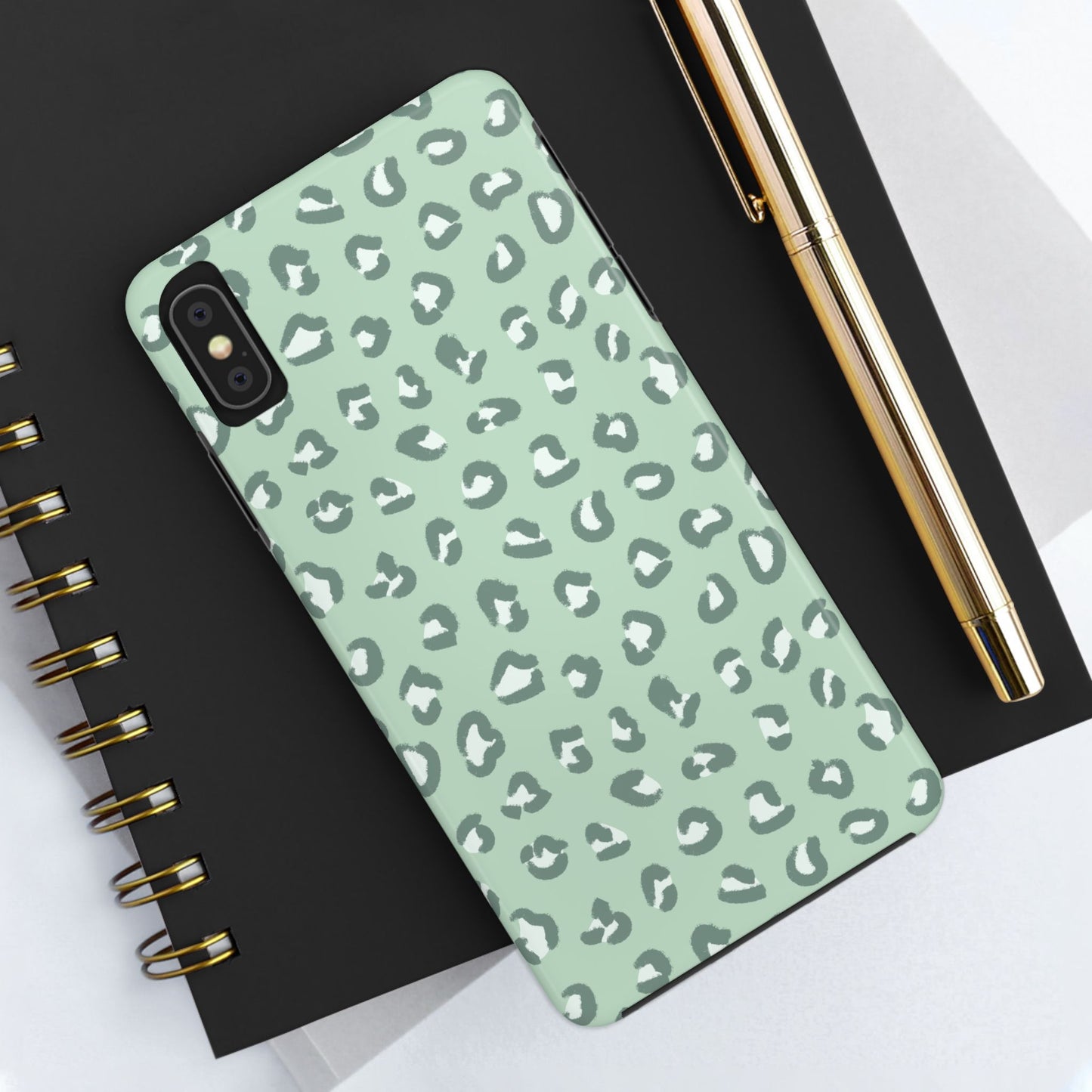 Pastel Leopard Tough Phone Case