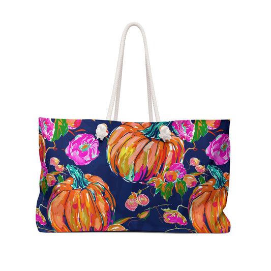 Fall Pumpkins Weekender Bag