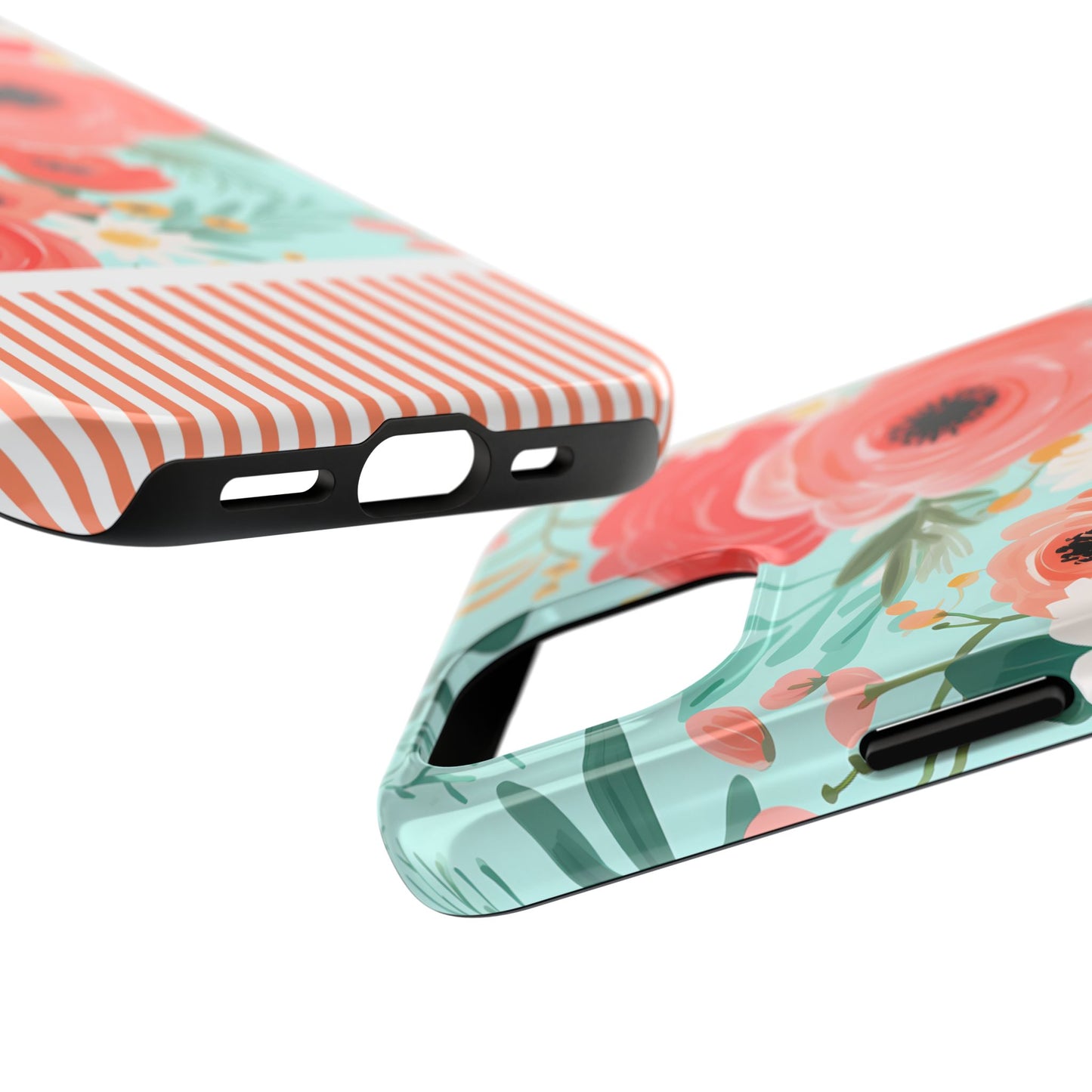 Coral FloralTough Phone Case