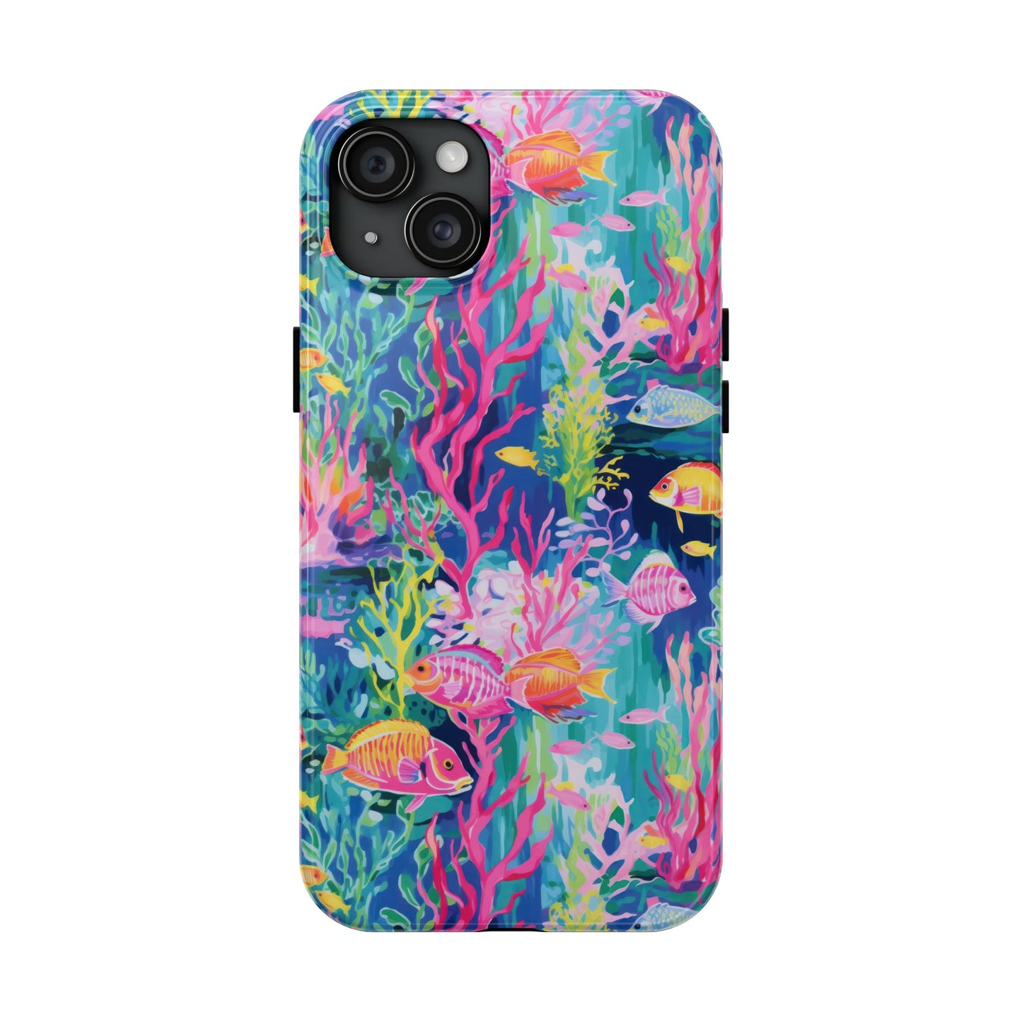 Watercolor Fish Tough Phone Case