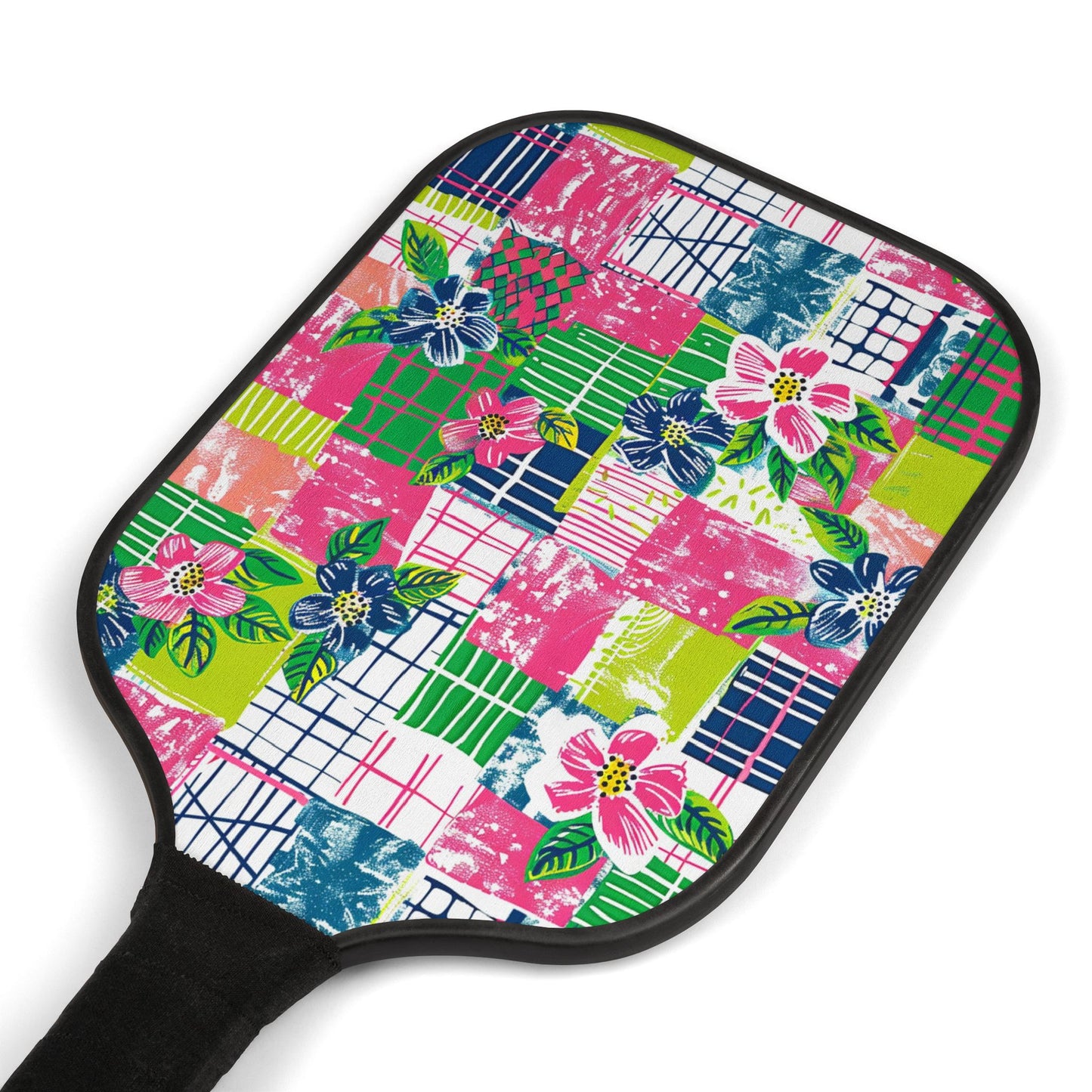 Tropical Madras Pickleball Paddle Set