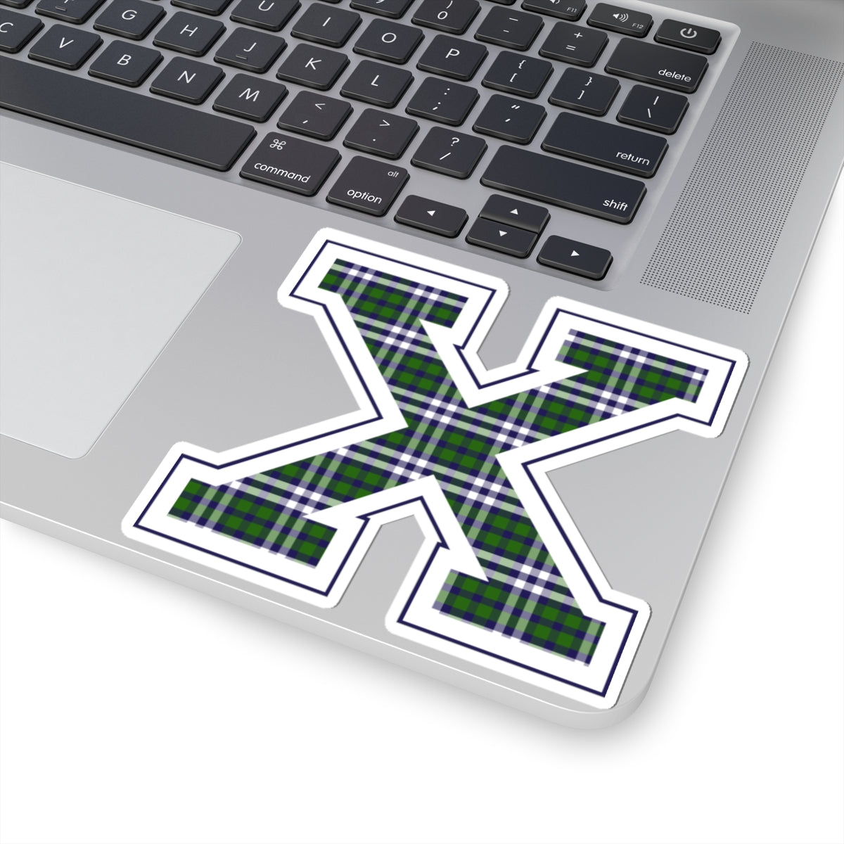 Equestrian Letter X Kiss Cut Sticker