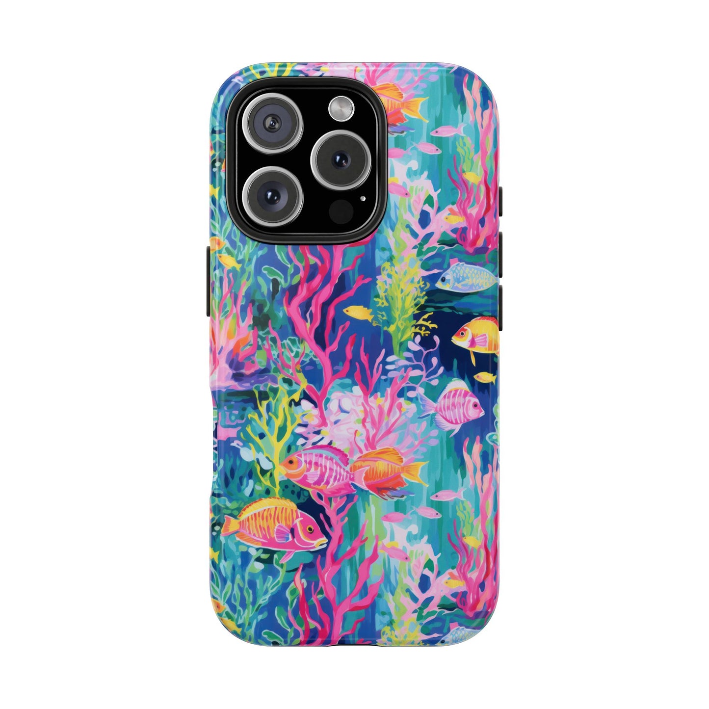 Watercolor Fish Tough Phone Case