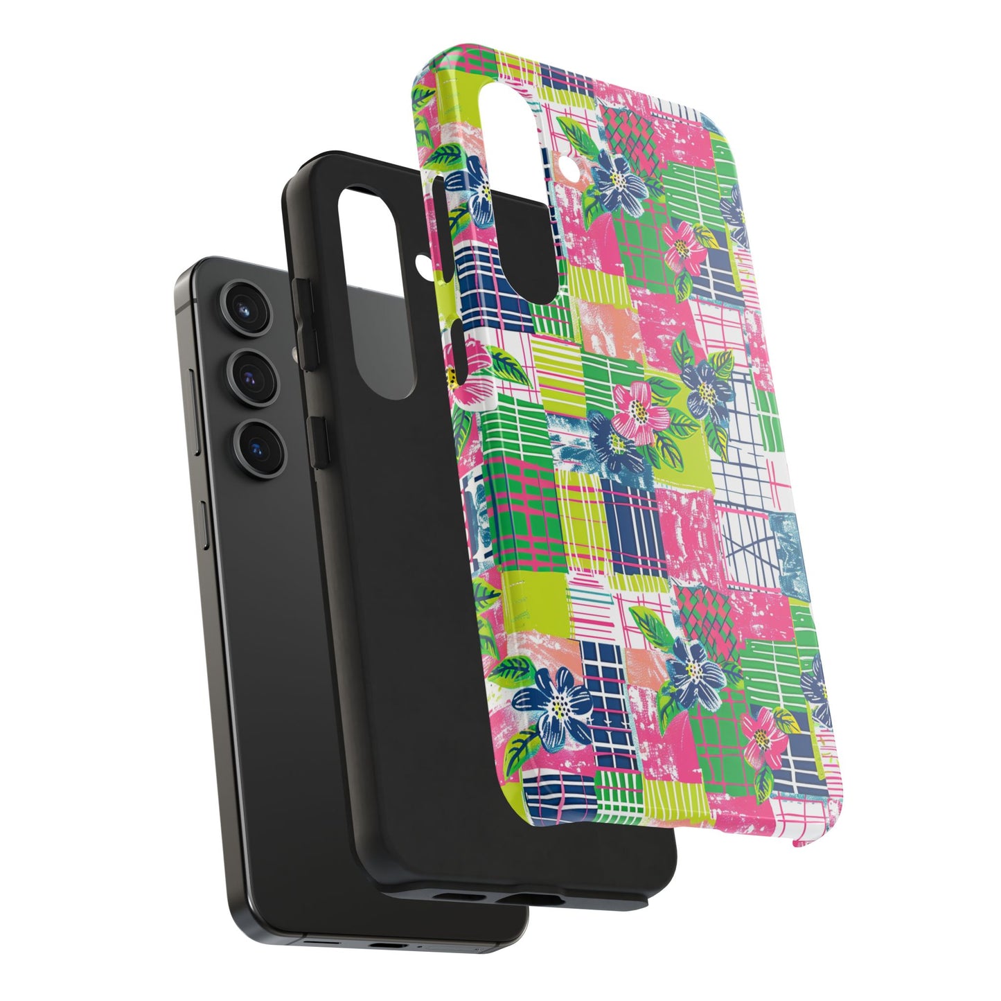 Tropical Madras Tough Phone Case
