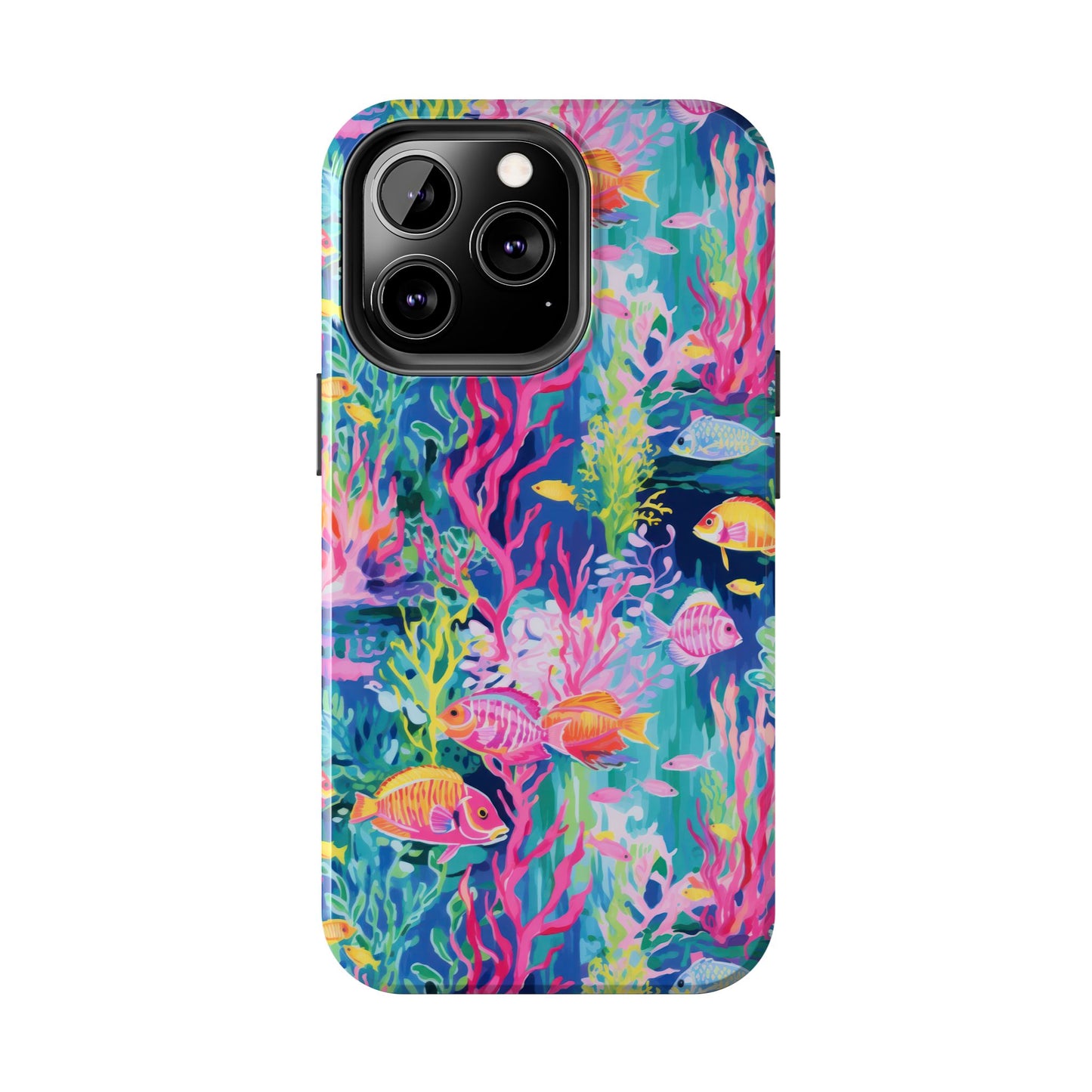 Watercolor Fish Tough Phone Case