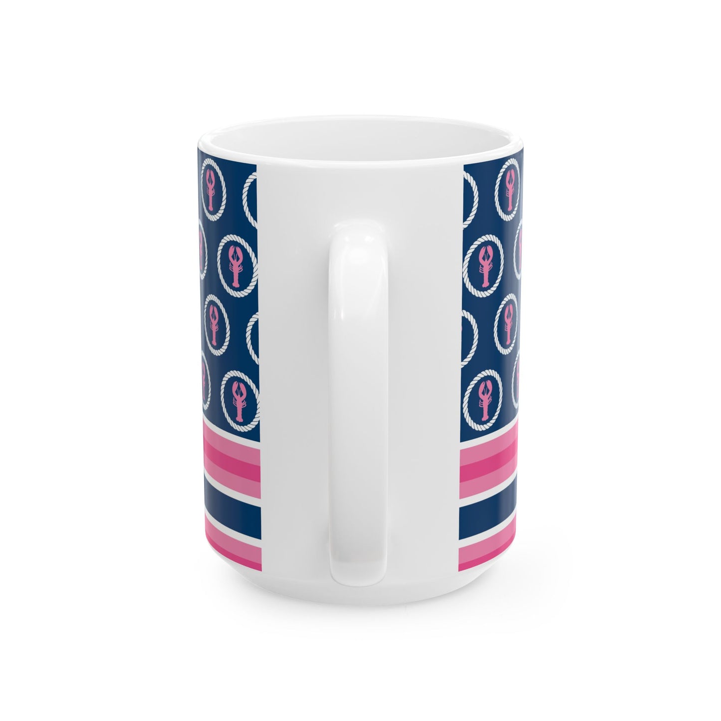 Preppy Lobsters Ceramic Mug