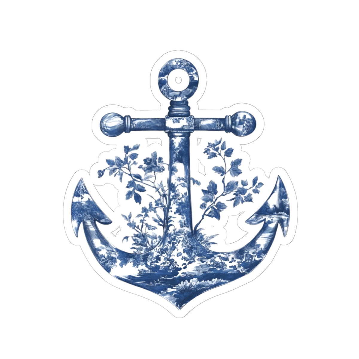 Nautical Anchor Kiss-Cut Stickers