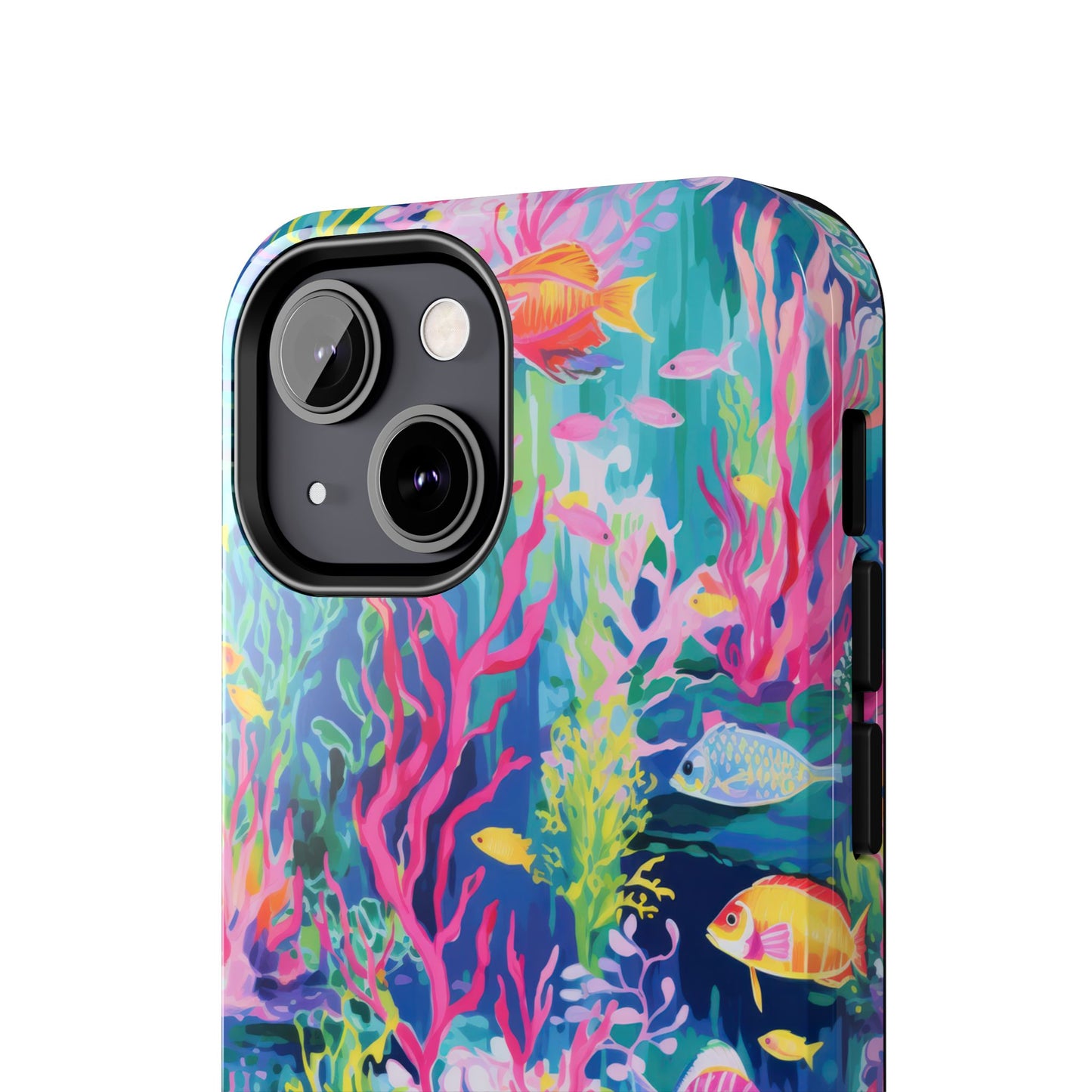 Watercolor Fish Tough Phone Case