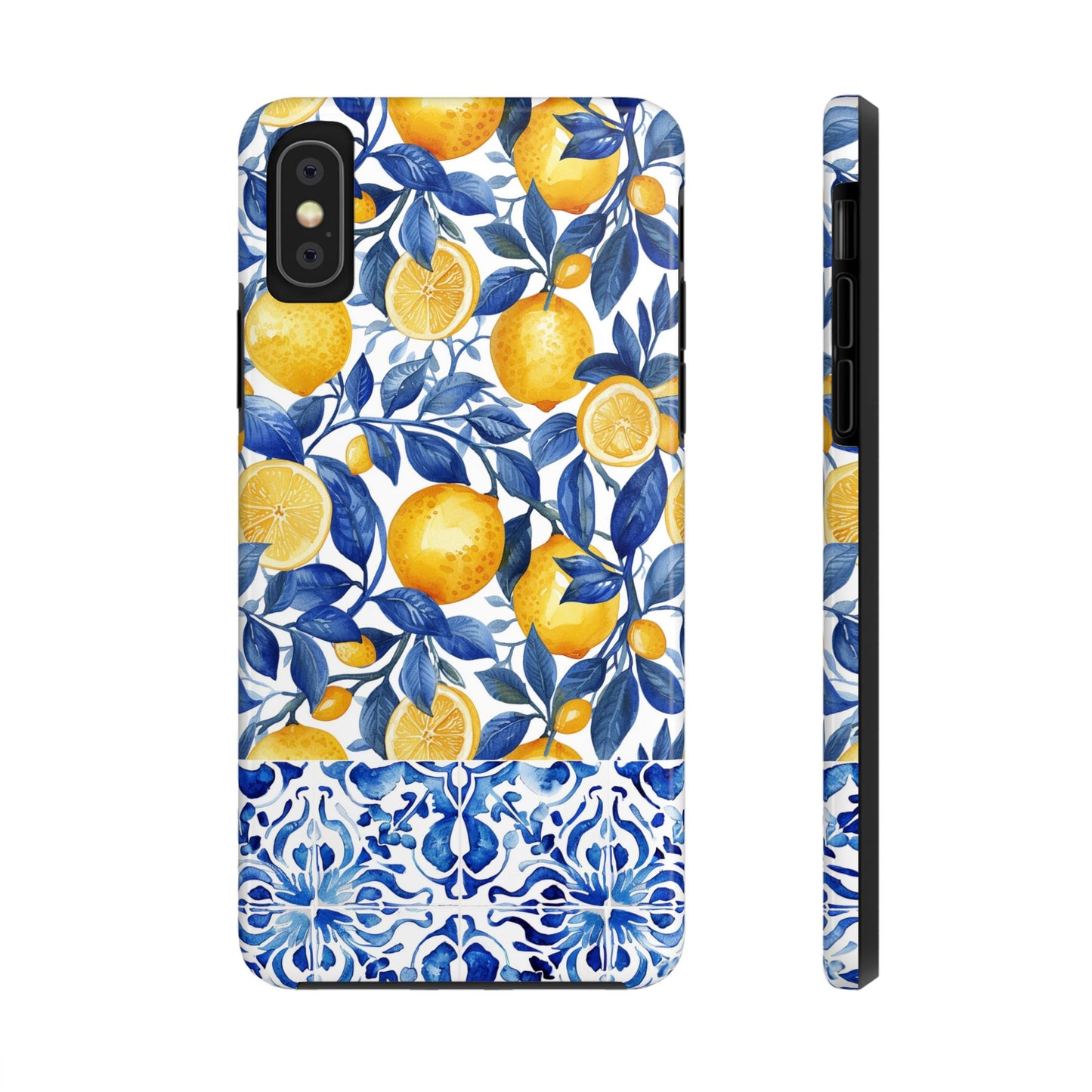 Lemons & Tiles Tough Phone Case