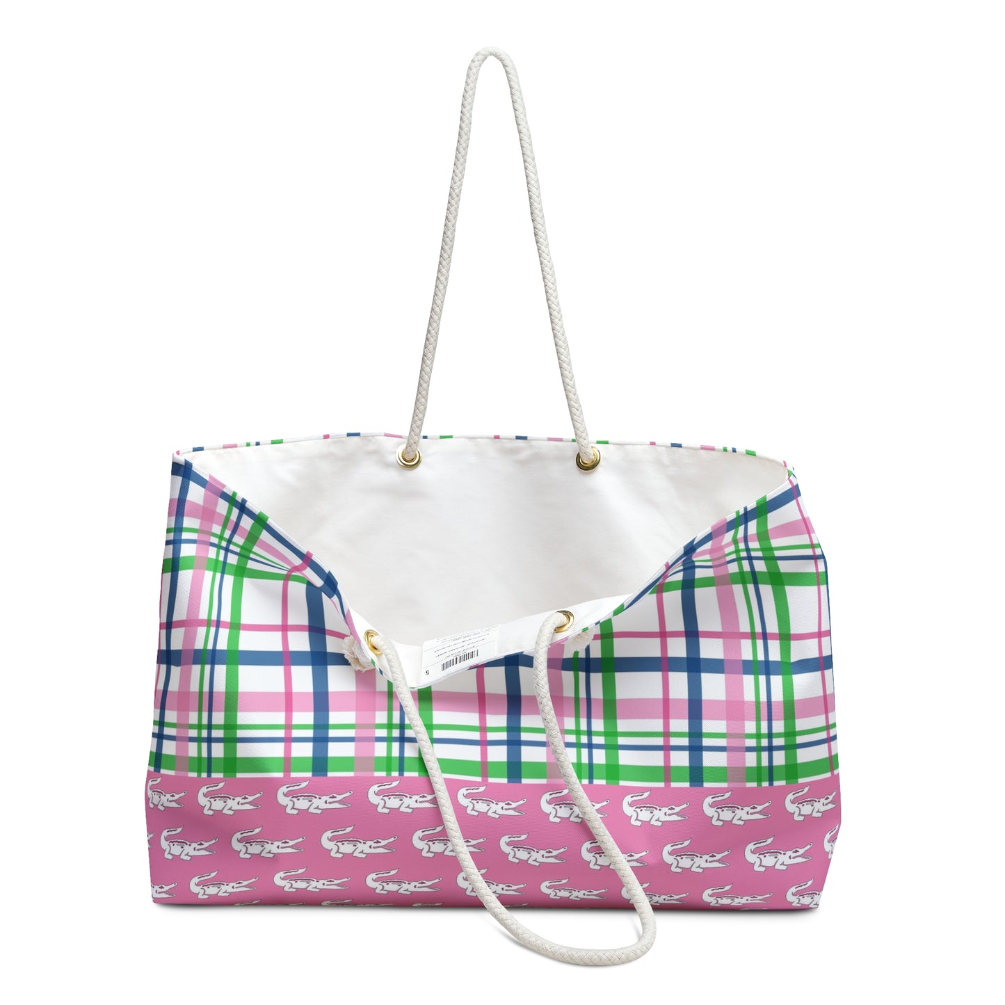 Gator Plaid Weekender Bag