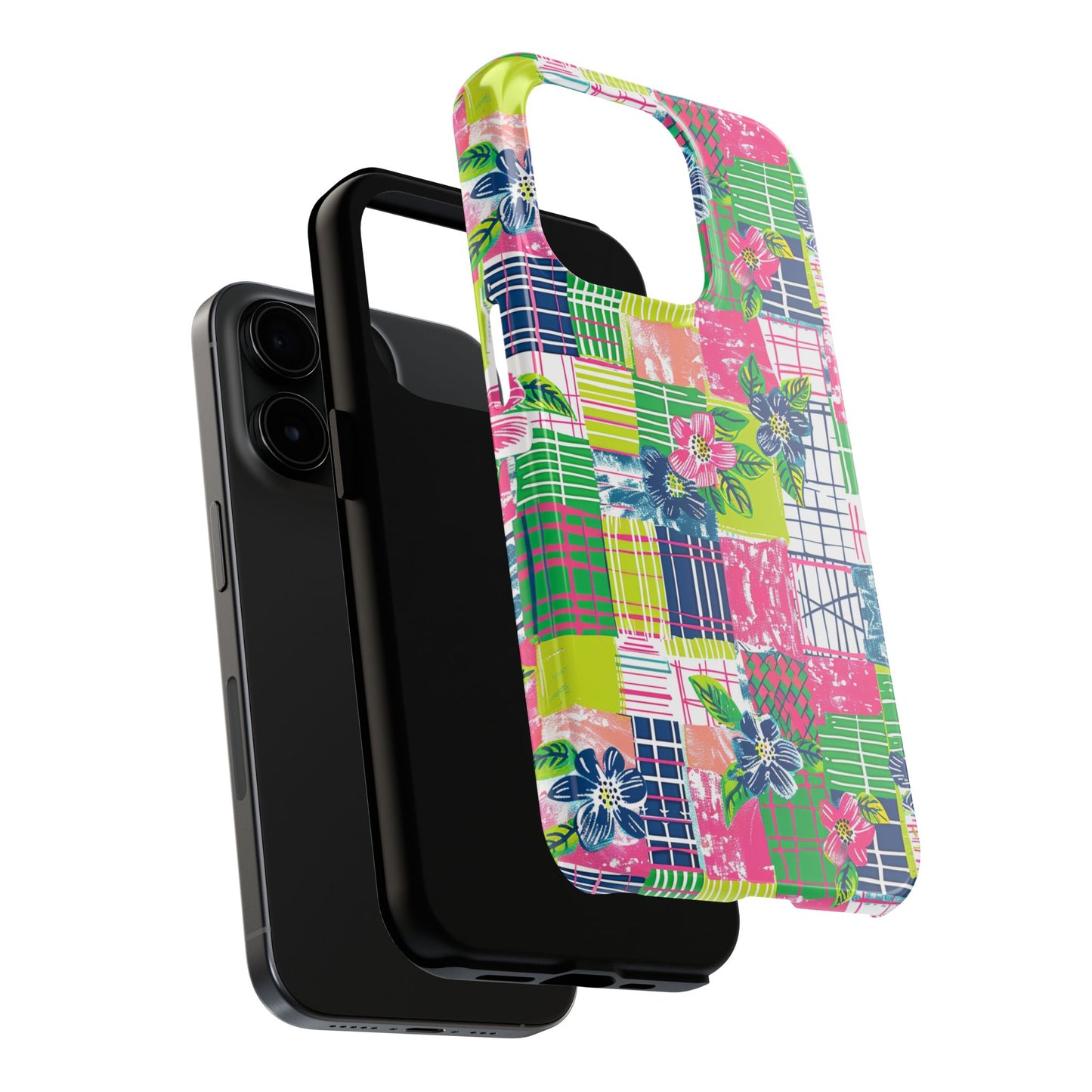 Tropical Madras Tough Phone Case