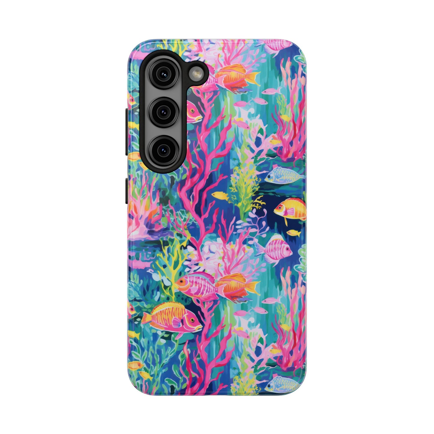 Watercolor Fish Tough Phone Case