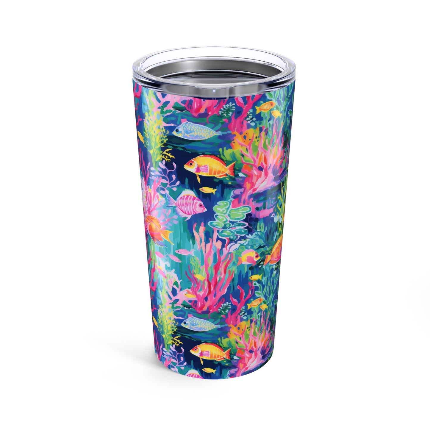 Watercolor Fish 20oz Tumbler