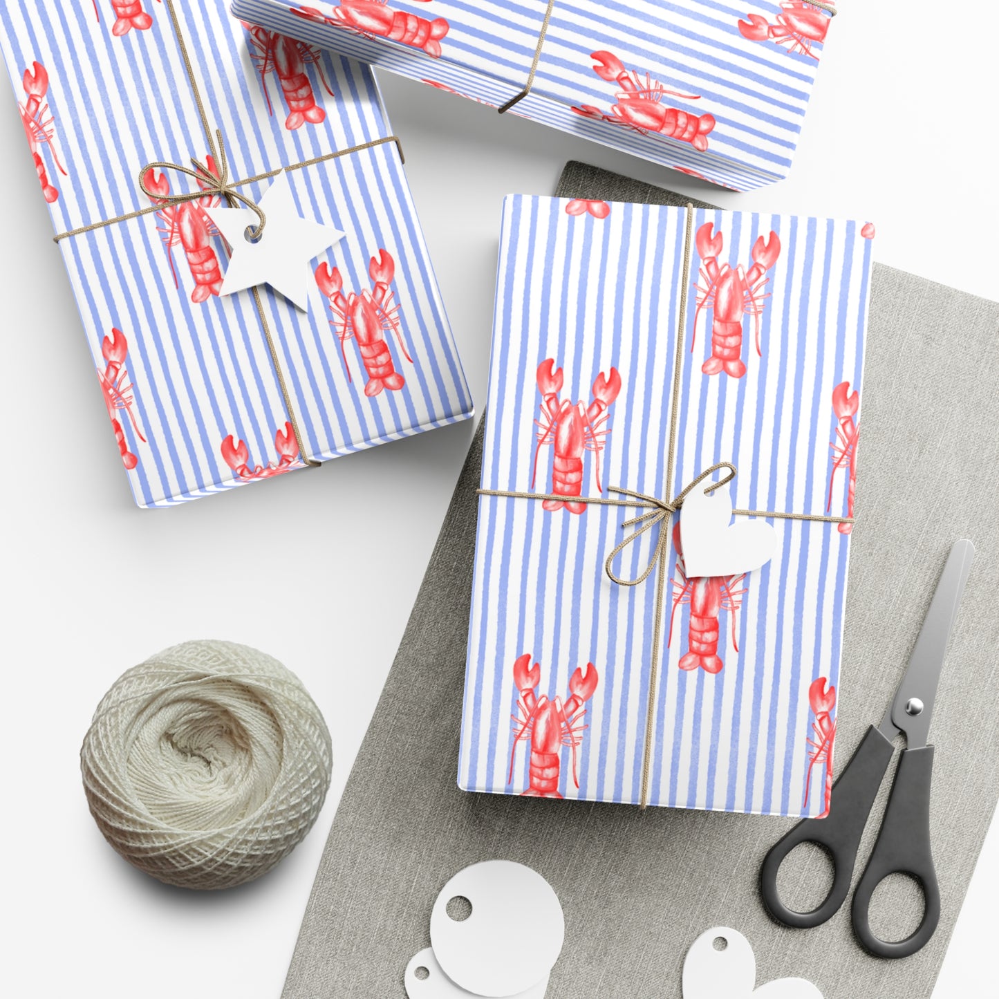 Lobster Print Gift Wrap