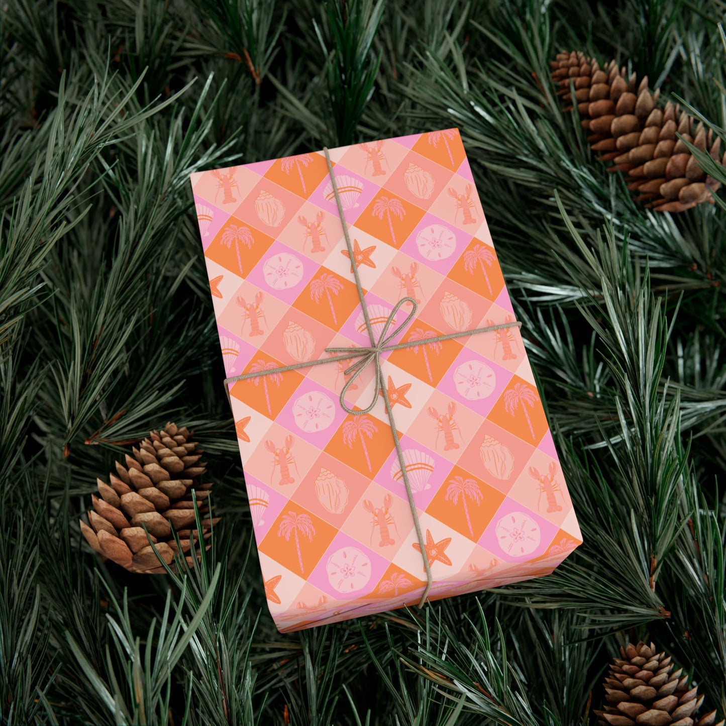 Bright Beach Pattern Gift Wrap