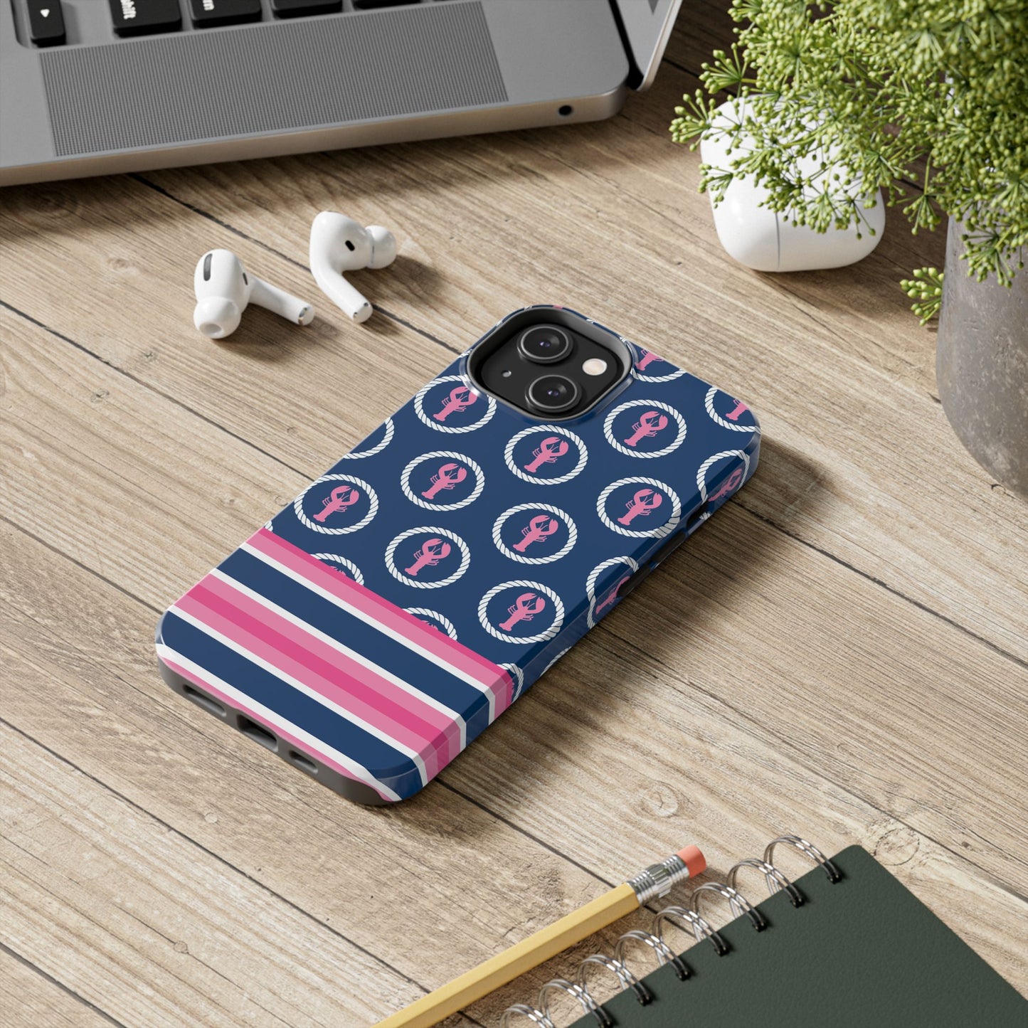 Preppy Lobsters Tough Phone Case