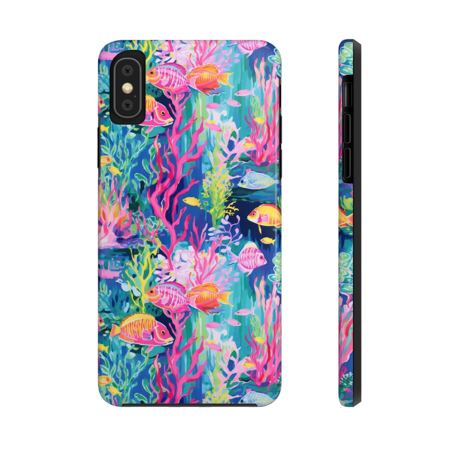 Watercolor Fish Tough Phone Case
