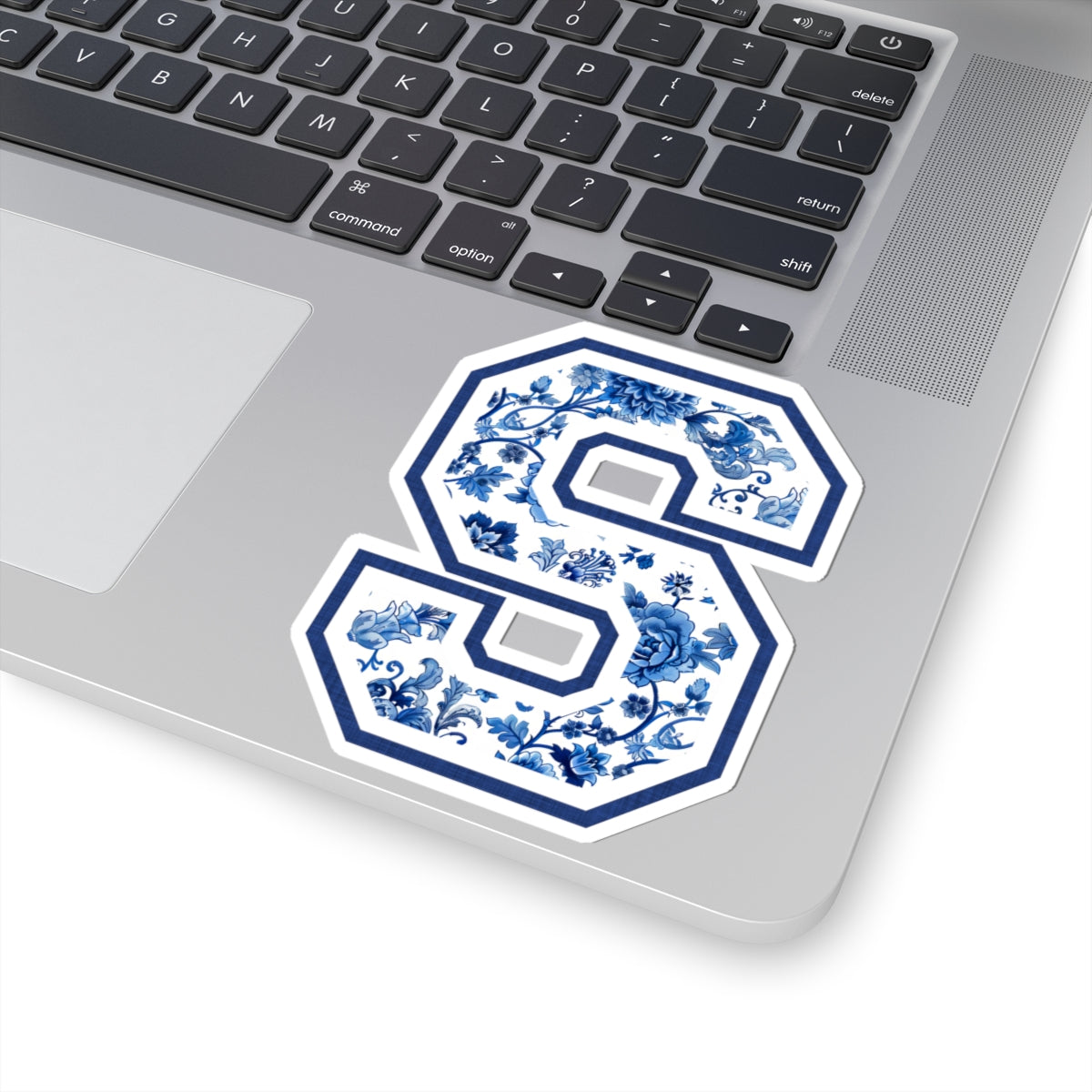 Chinoiserie Letter S Kiss Cut Sticker