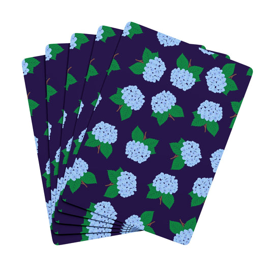 Hydrangea Playing Cards