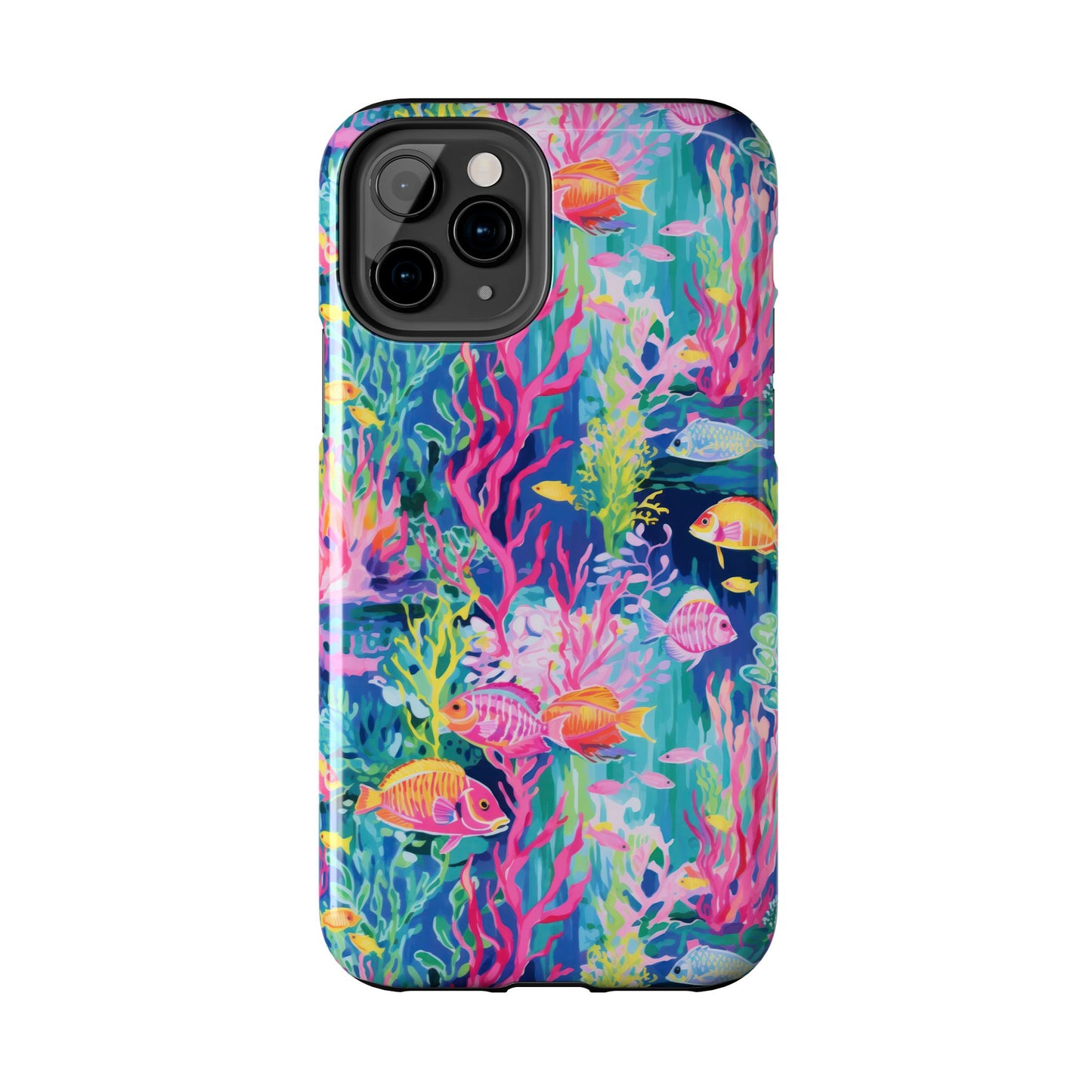 Watercolor Fish Tough Phone Case