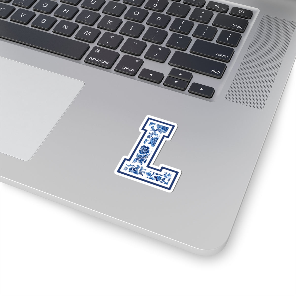 Chinoiserie Letter L Kiss Cut Sticker