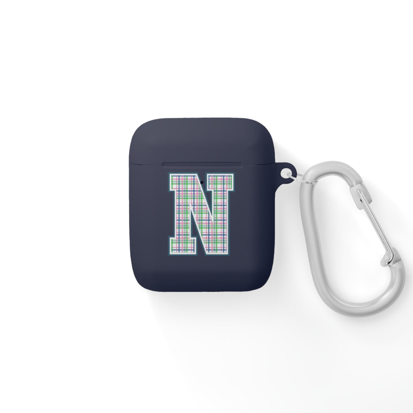 Preppy Letter N AirPods Case Cover