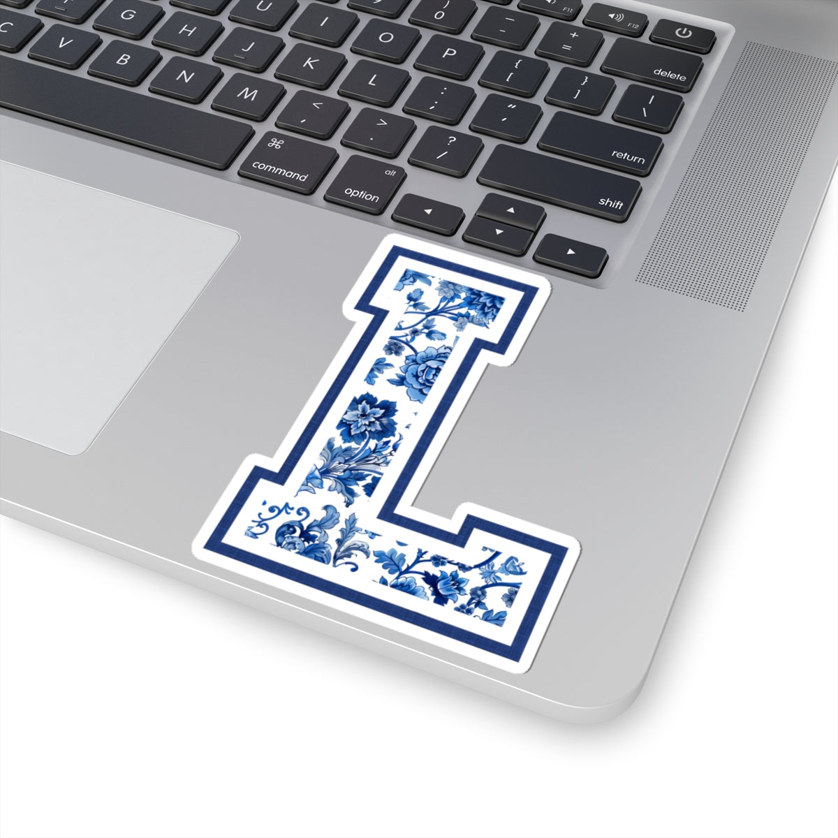 Chinoiserie Letter L Kiss Cut Sticker