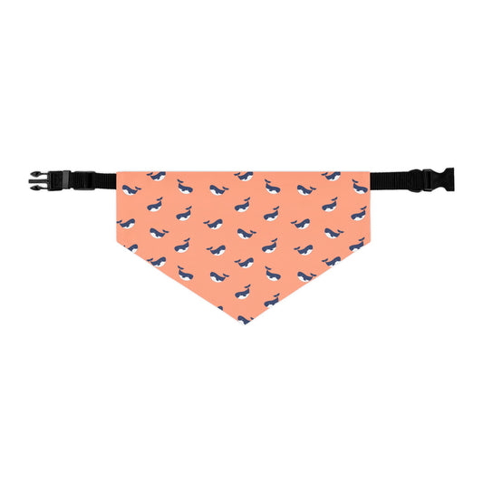 Whimsical Whales Pet Bandana Collar