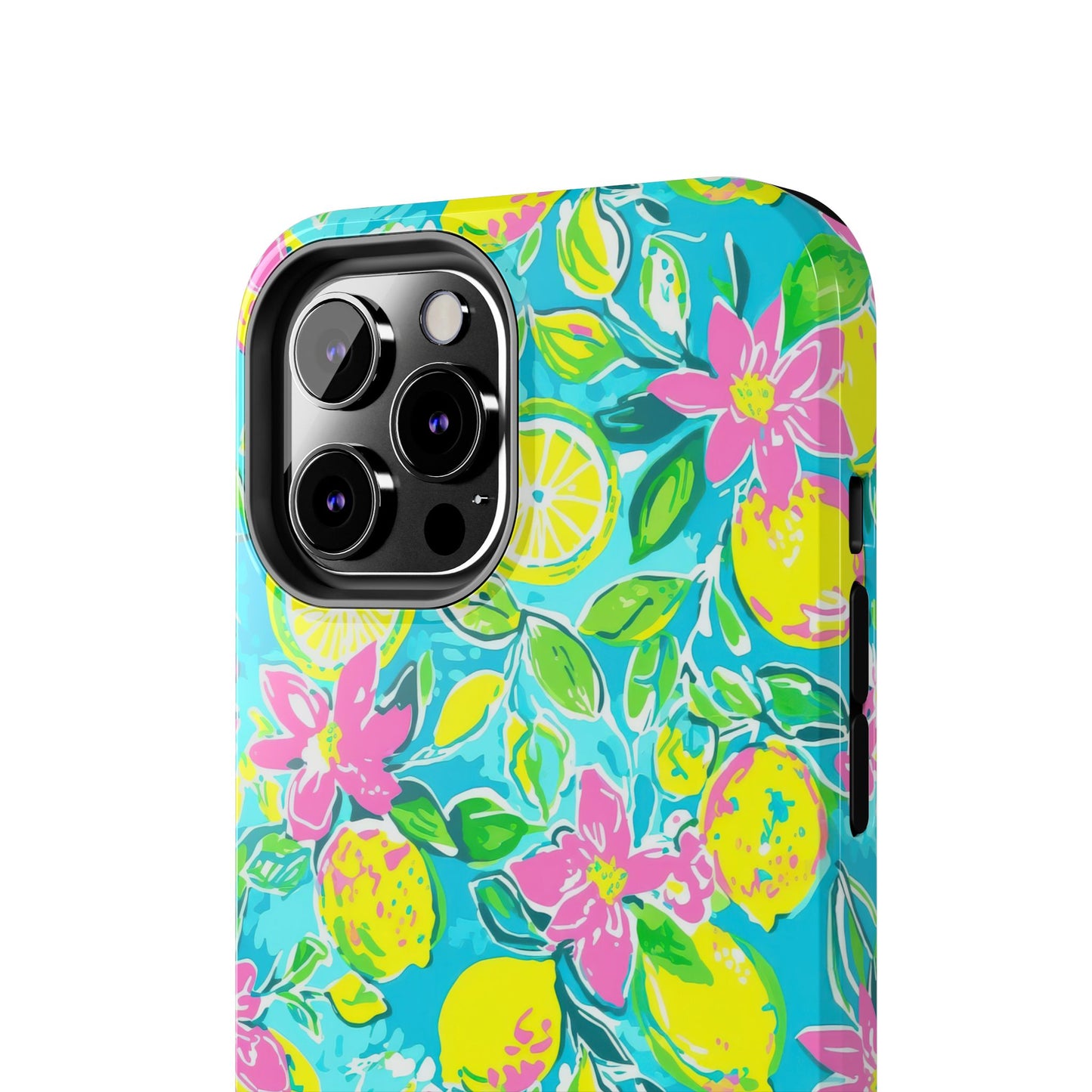 Lemon Floral Tough Phone Case