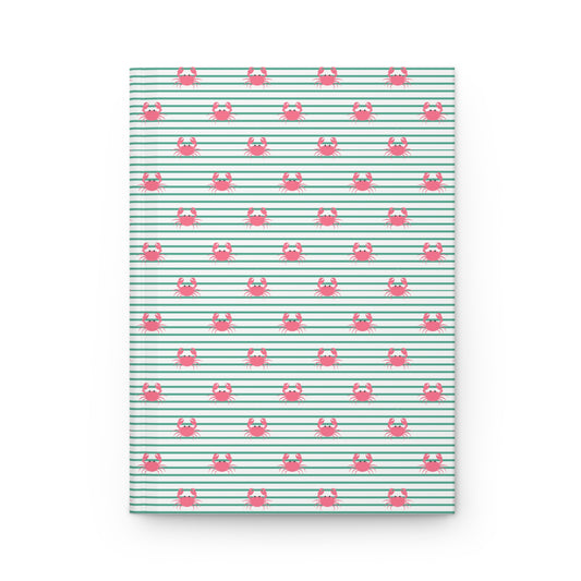 Cute Crabs Hardcover Journal