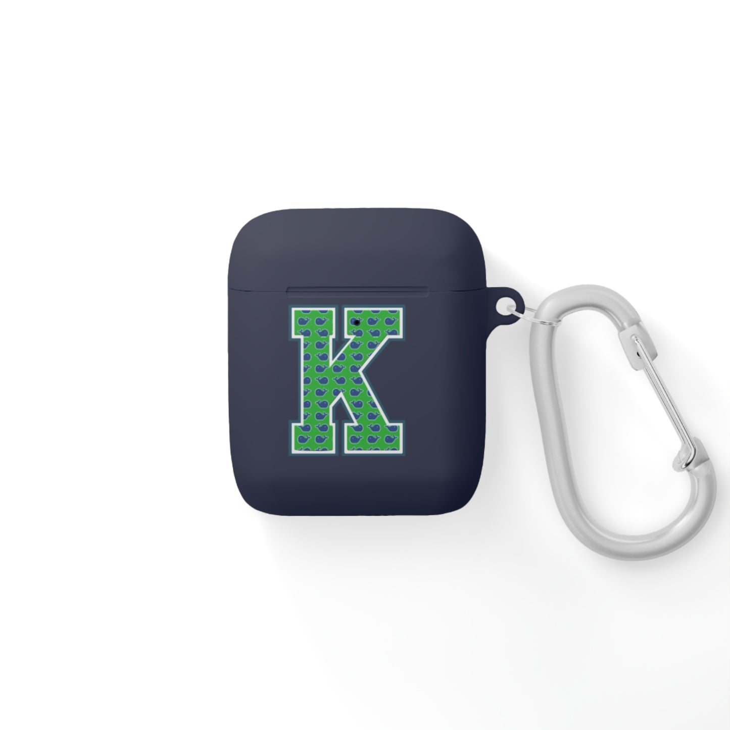 Preppy Letter K AirPods Case Cover
